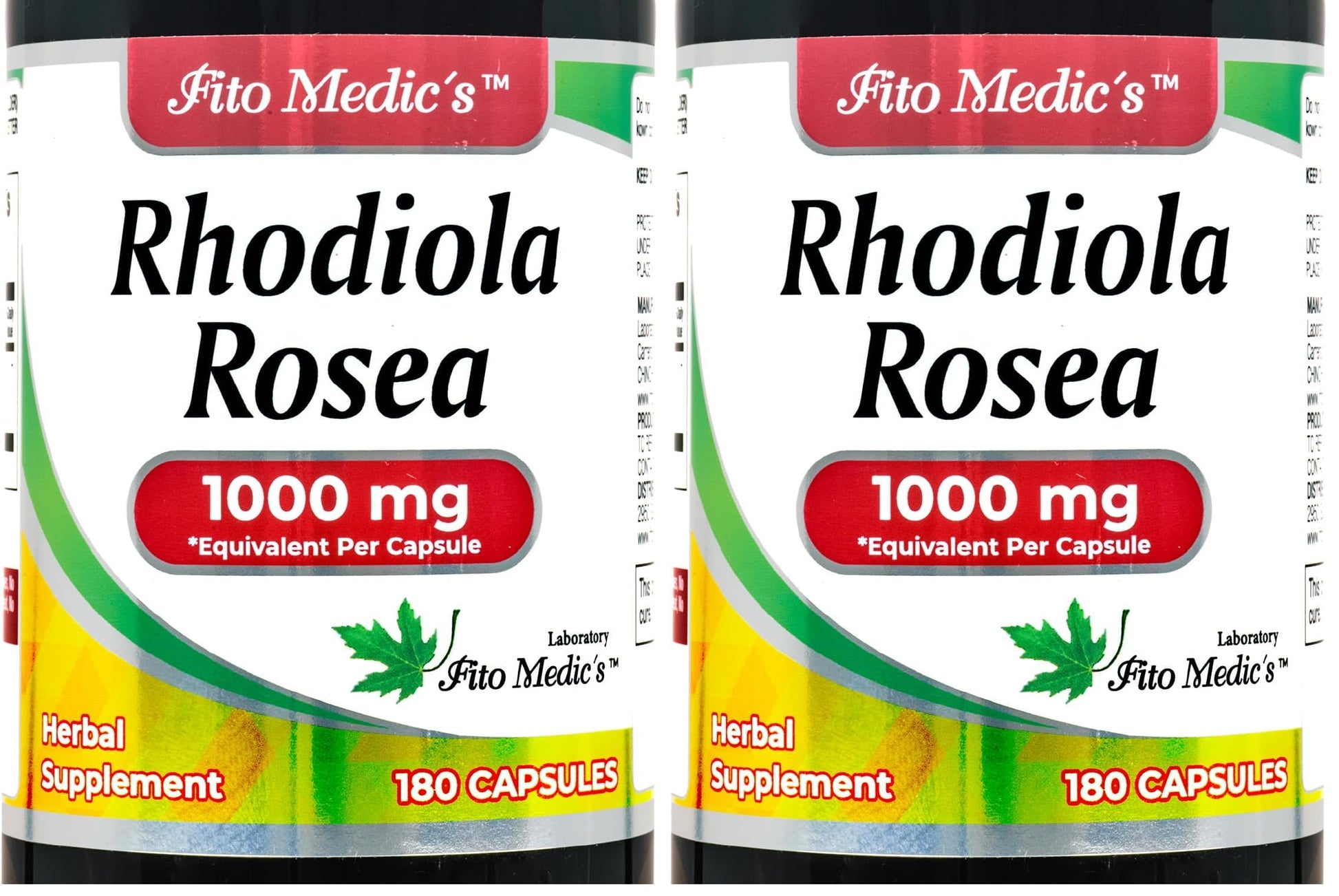 FITO MEDIC'S Rhodiola Rosea Supplement Capsules 360
