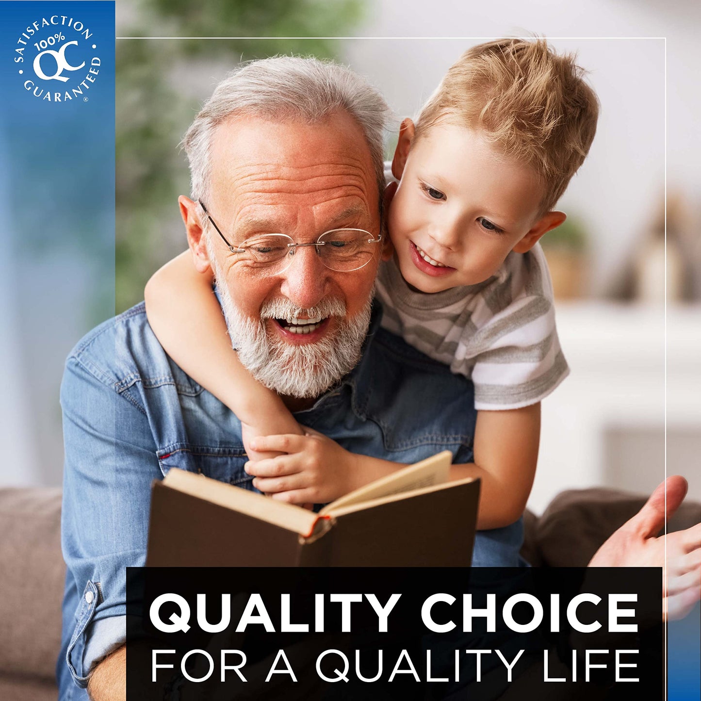 Quality Choice One Daily Men's 50+ Multivitamin with Lycopene Plus C & B, Vitamin A, C, D, E, Zinc, Calcium and More, 300 Tablets
