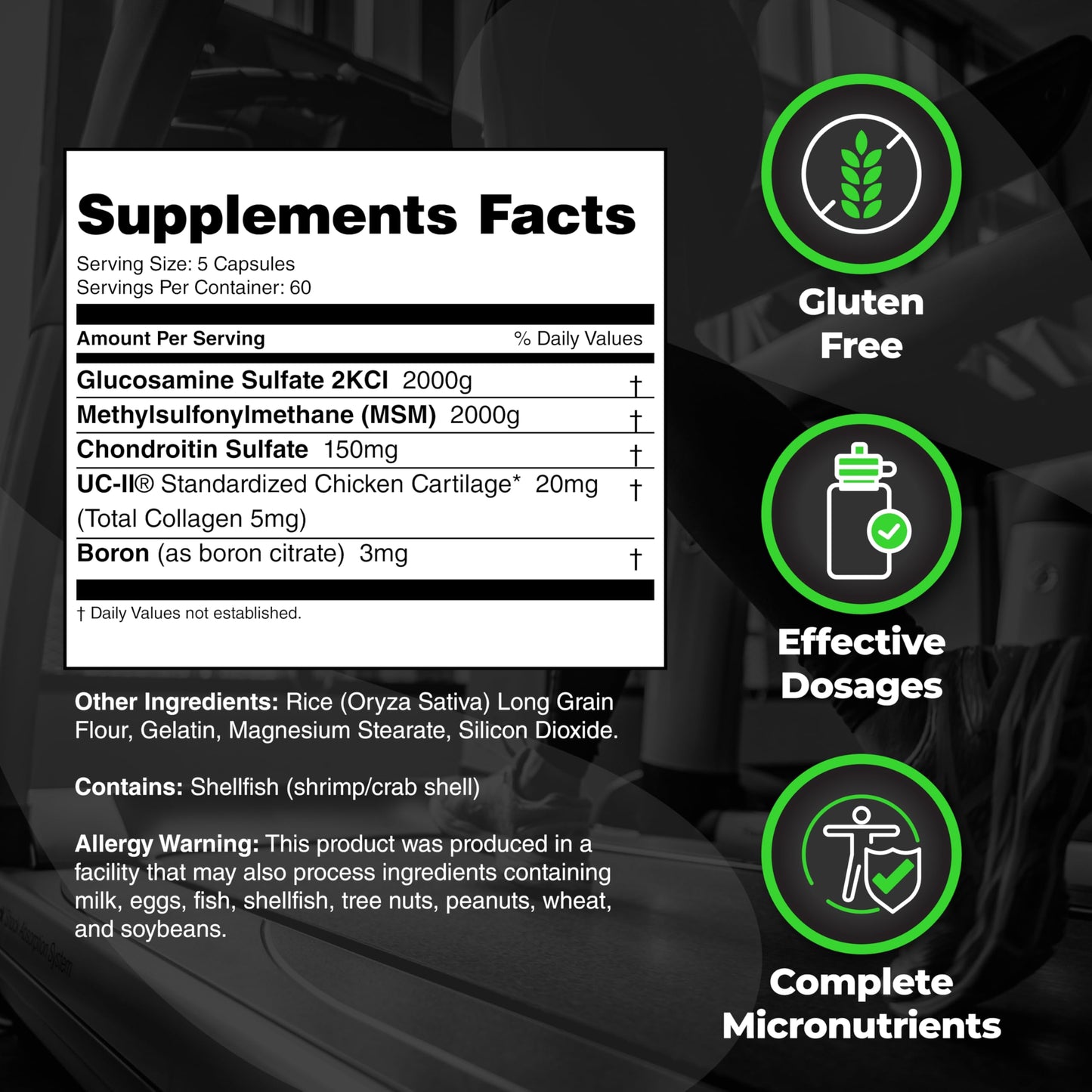 Species Nutrition Arthrolyze Joint Repair Supplement Capsules, 300 Capsules