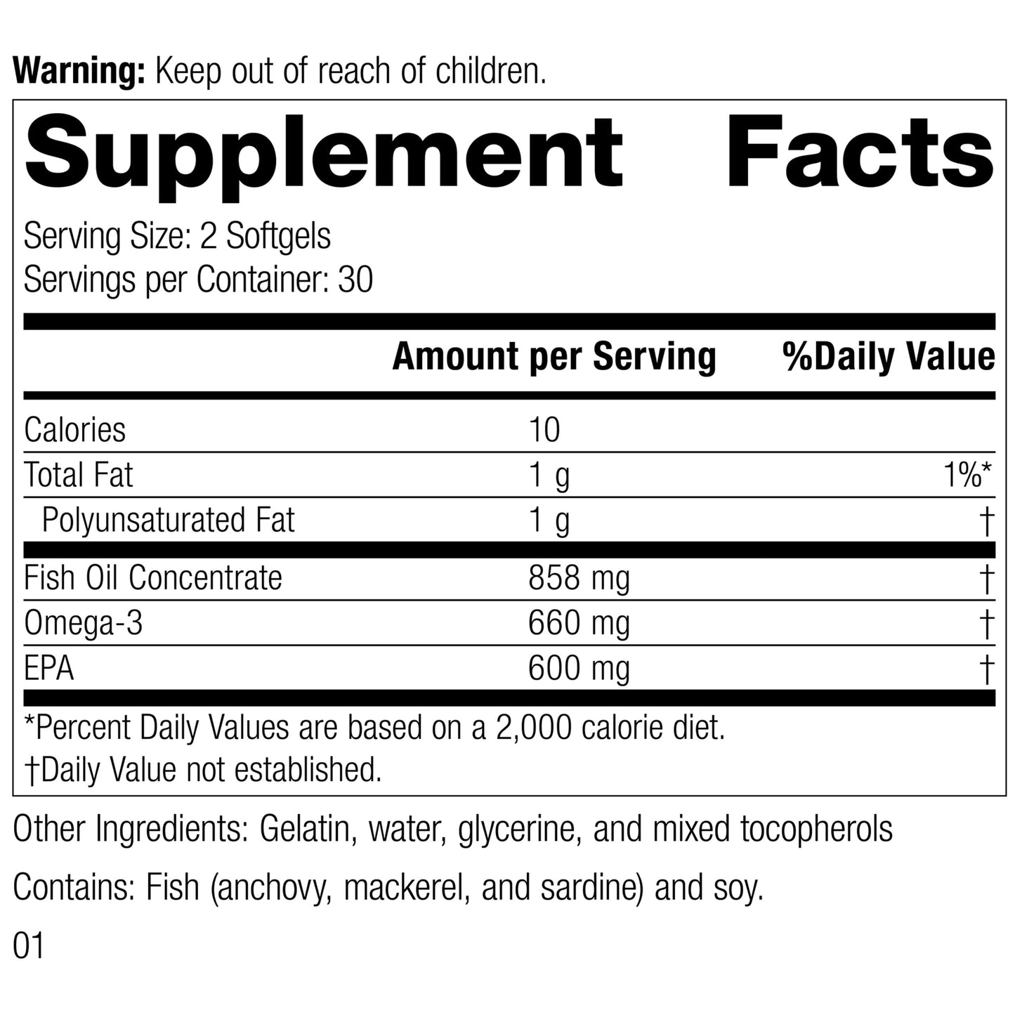 Standard Process Inc. Olprima EPA Softgel 1