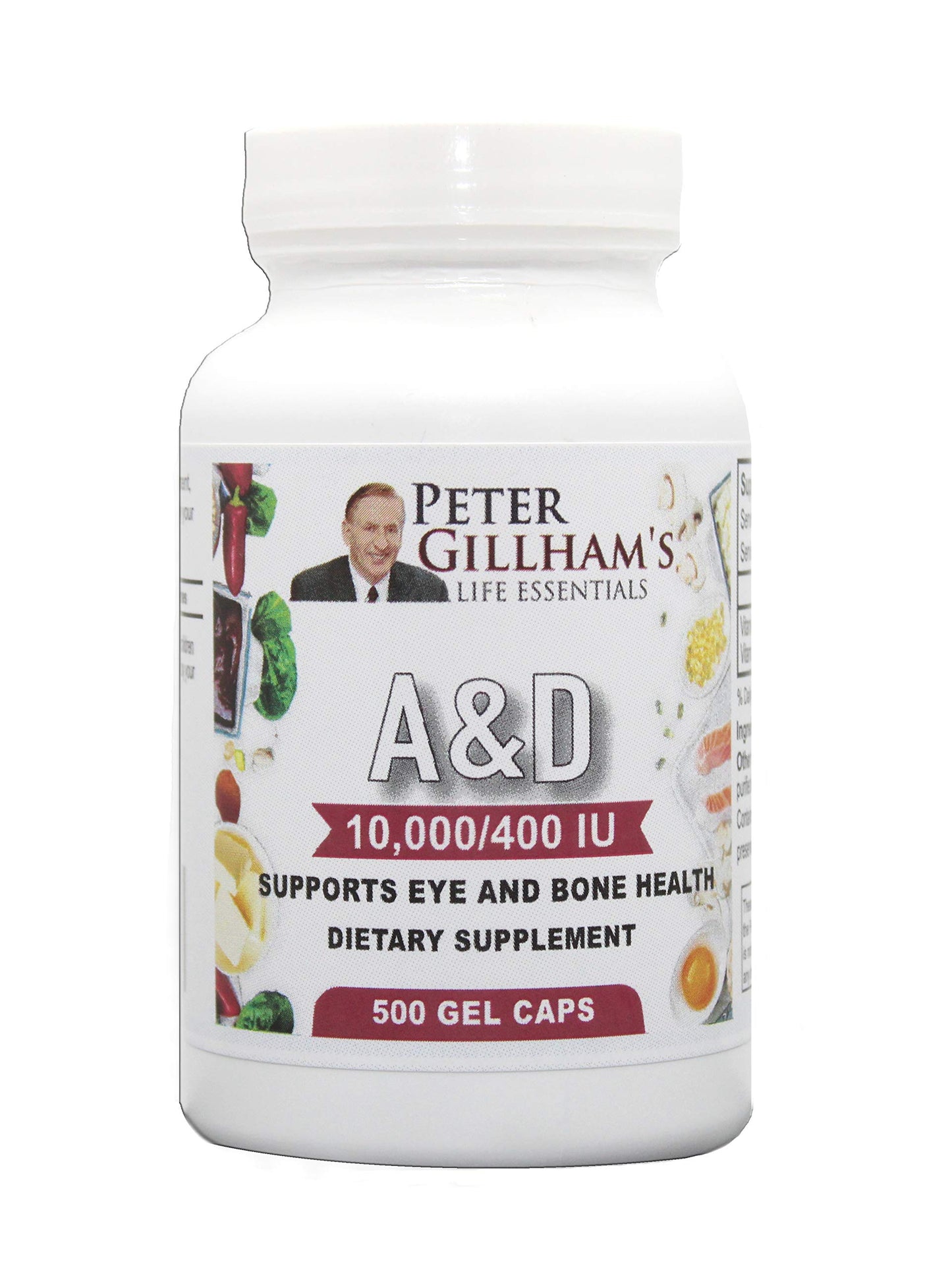 Peter's Choice Vitamin A & D (10,000IU & 400IU) Softgels 500
