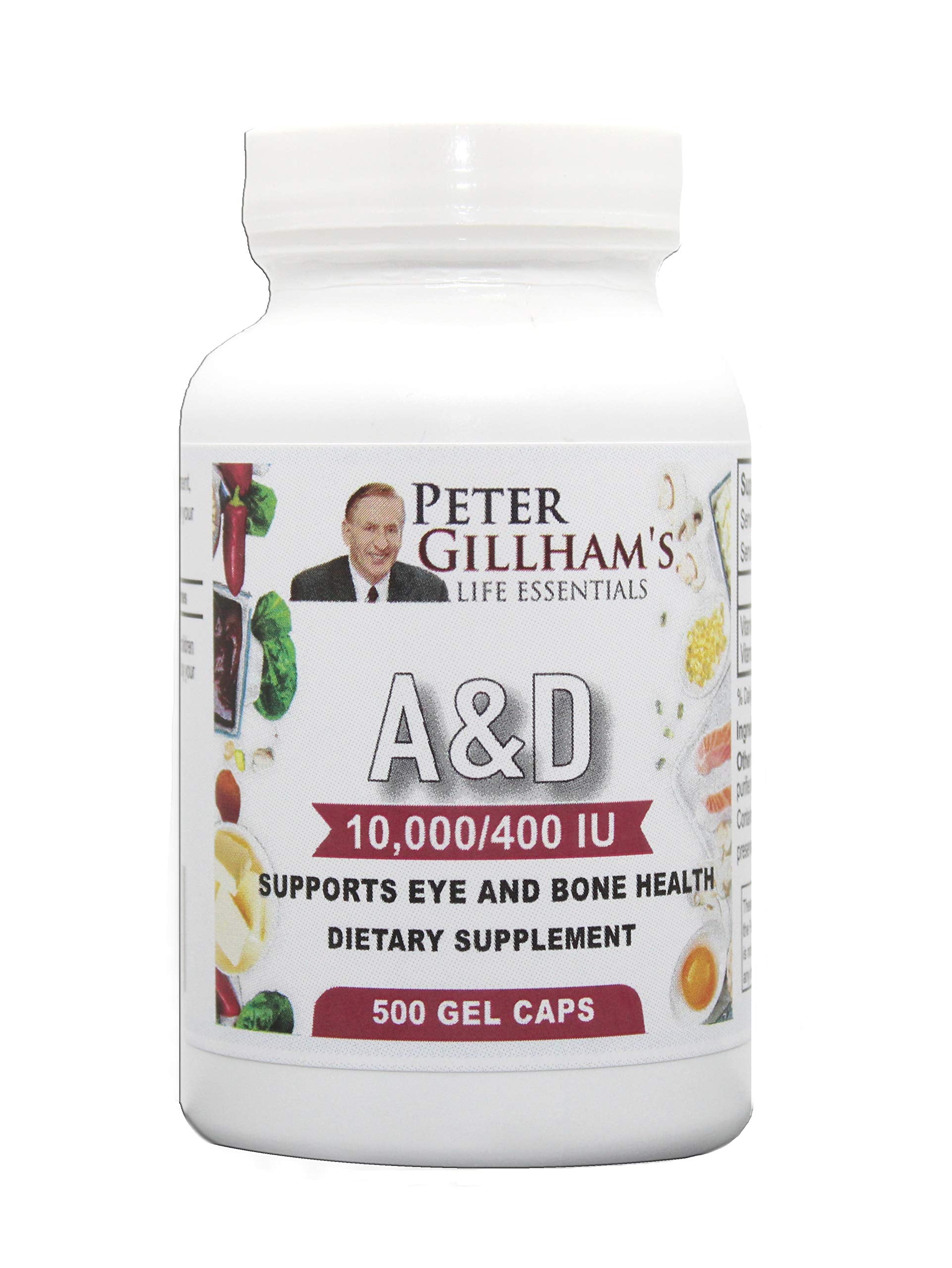 Peter's Choice Vitamin A & D (10,000IU & 400IU) Softgels 500