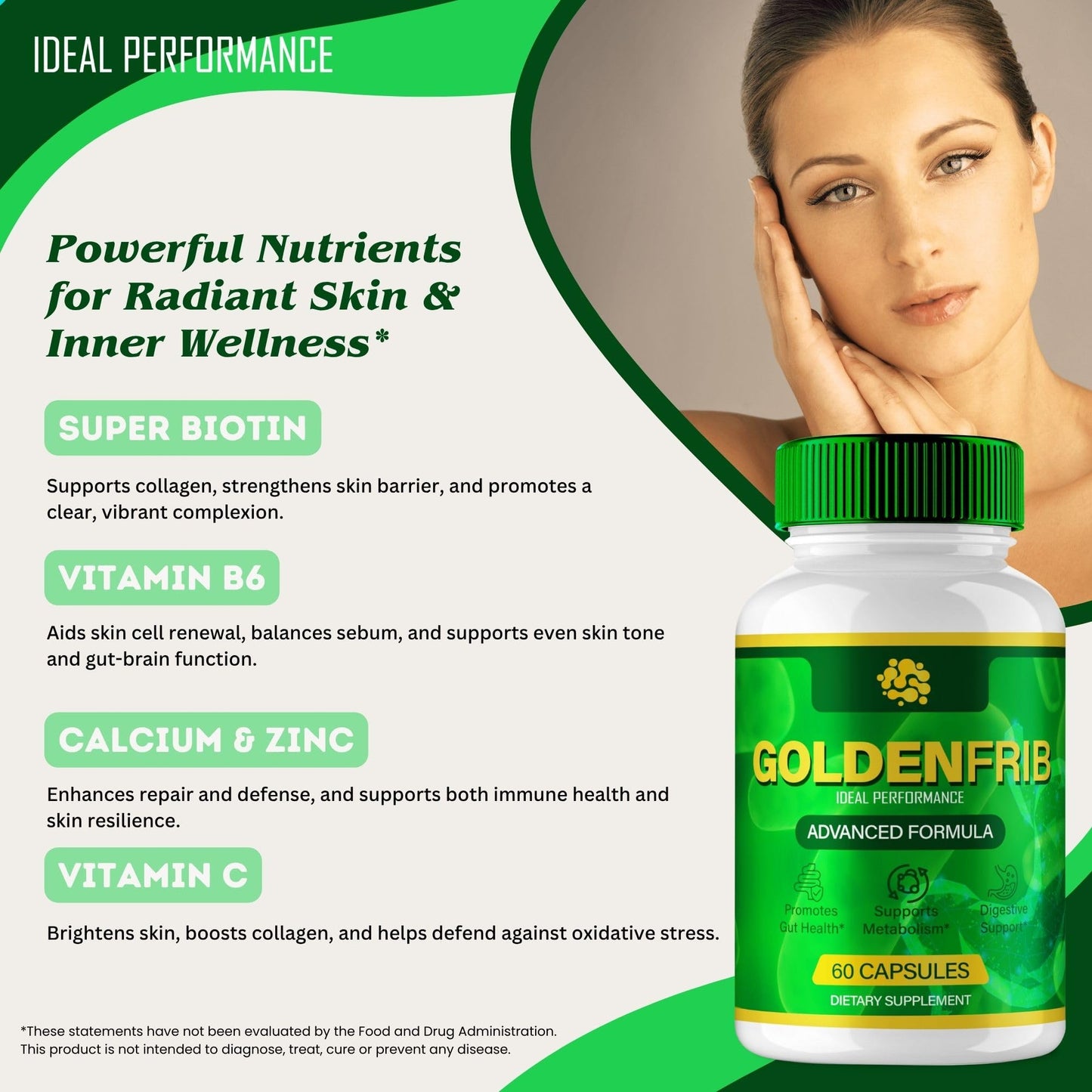 Ideal Performance GoldenFrib Capsules 60 Count