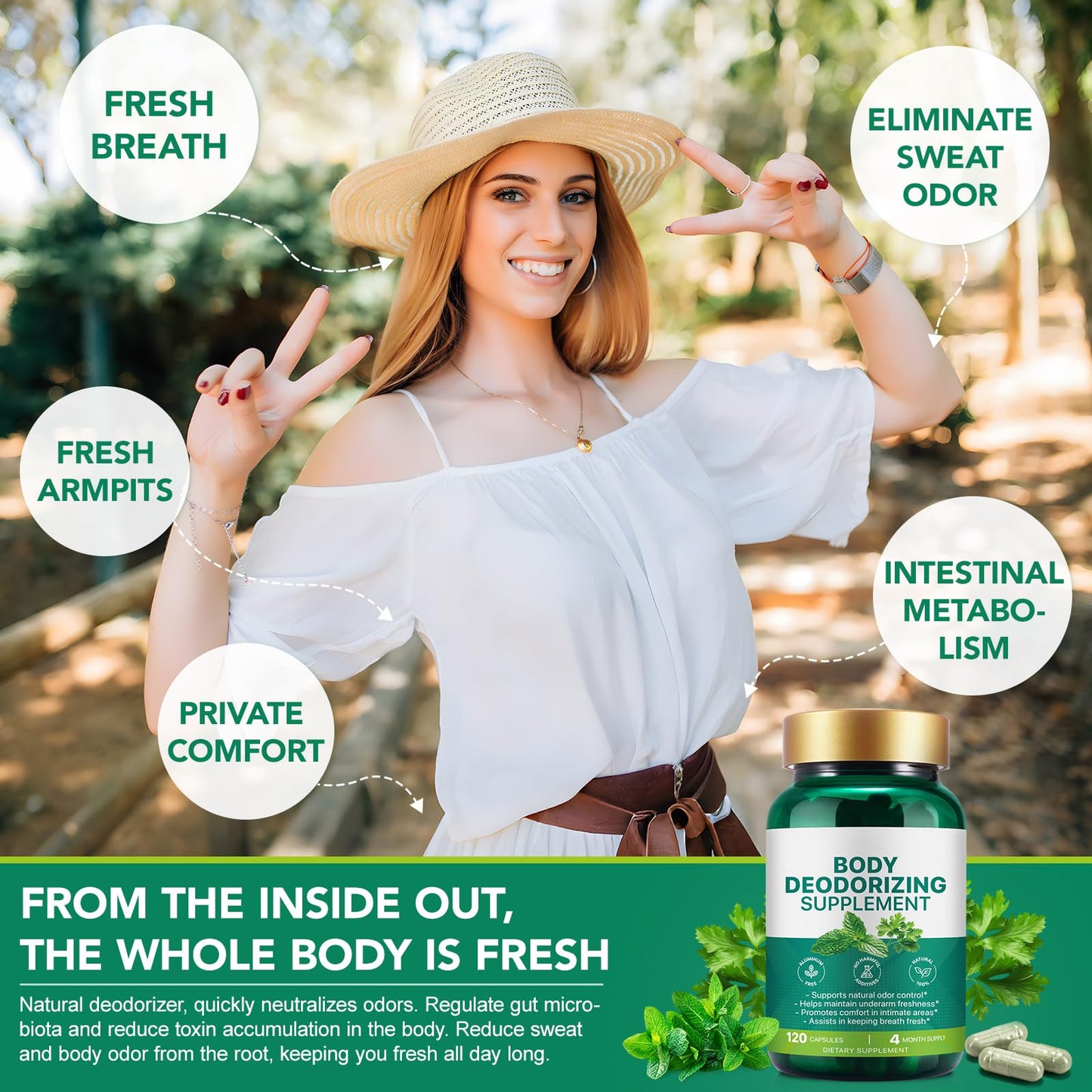 AEBEFBAW Chlorophyll 120 Capsules
