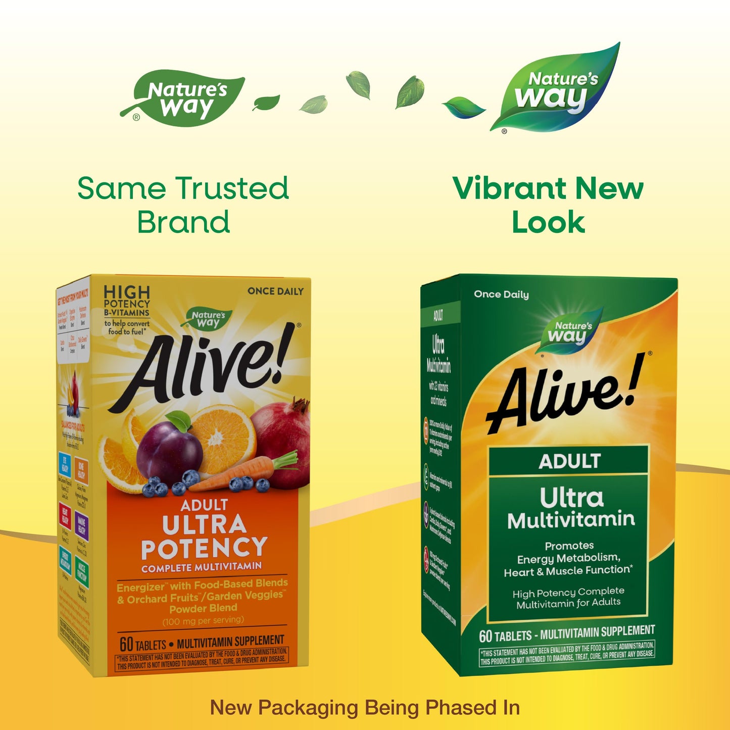 Nature's Way Alive! Adult Ultra Multivitamins, 60 Tablets