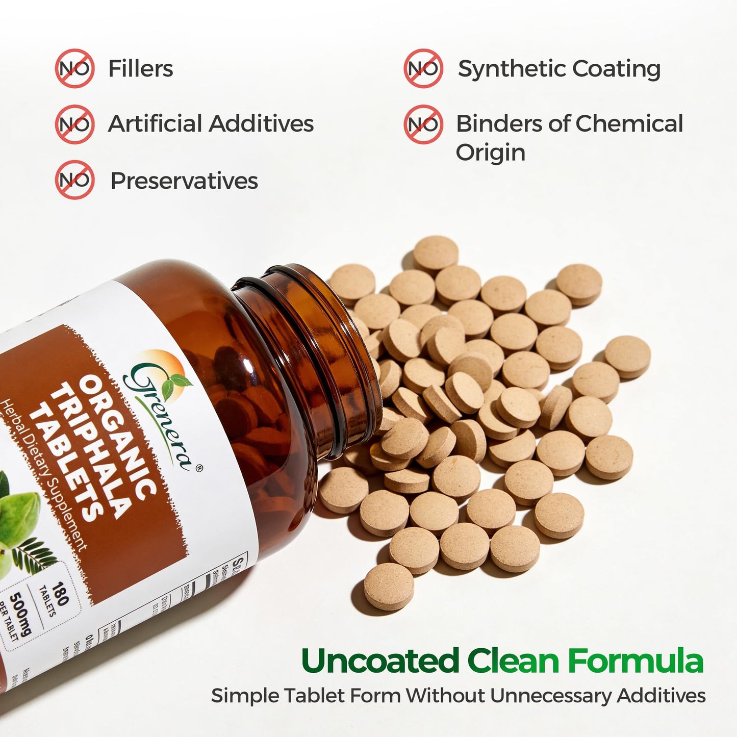 Grenera Triphala Tablets 180 Count