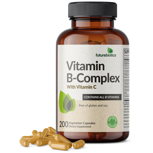 Futurebiotics Vitamin B Complex with Vitamin C 200 Capsules