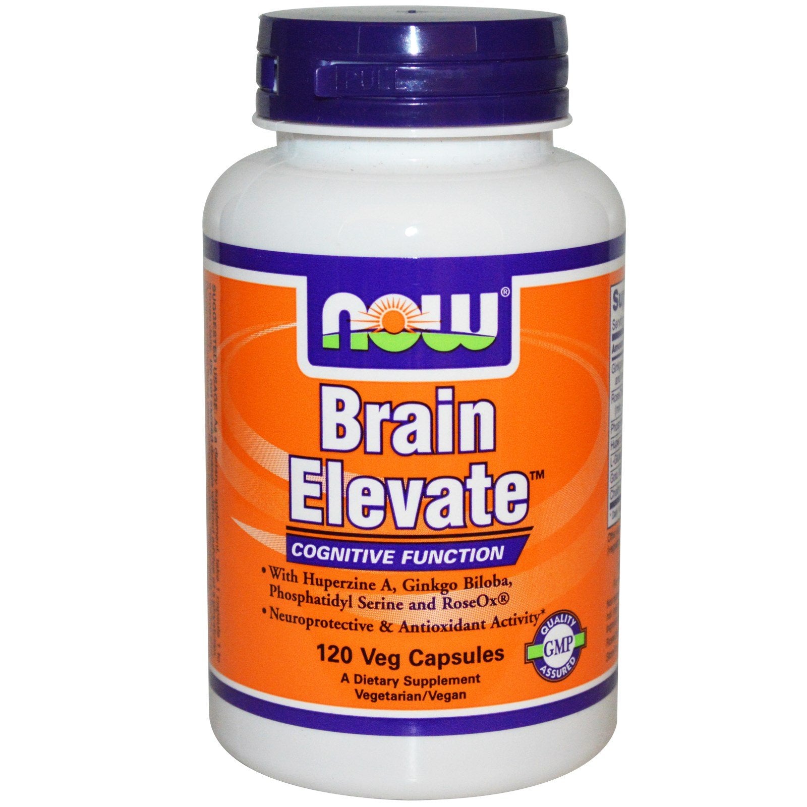 NOW Foods Brain Elevate Formula Capsules 600