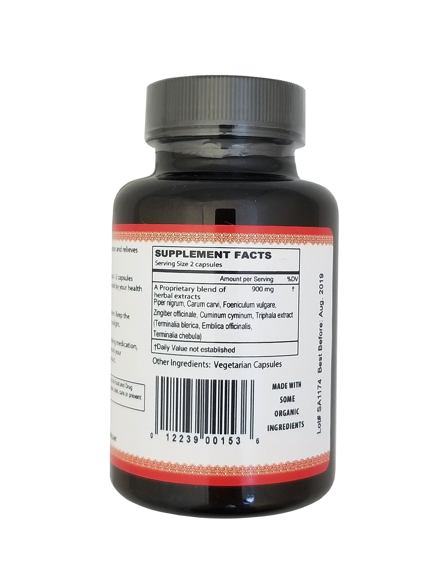 Ayurvedic Healing Vital Digestion Capsules, 1 Capsule