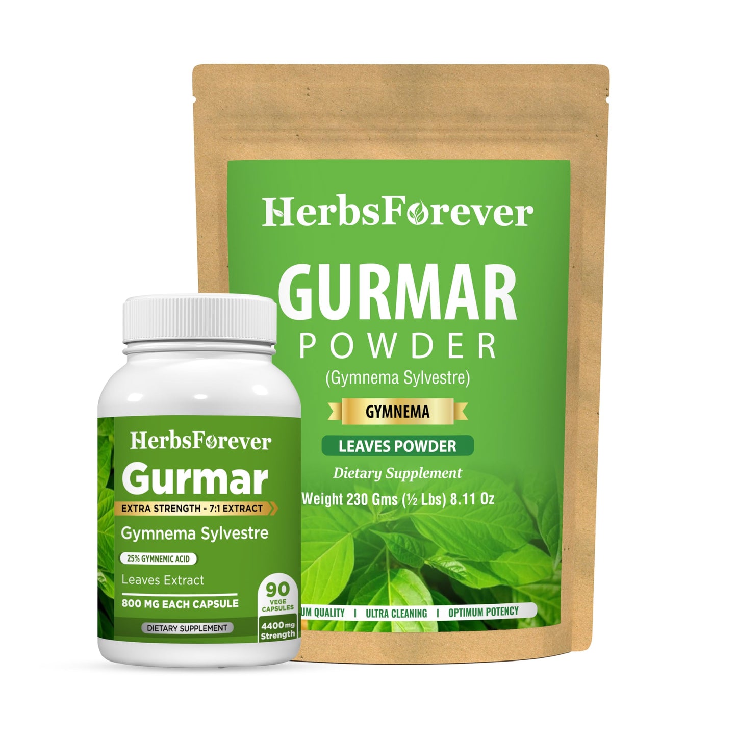 Herbsforever Gurmar Gymnema Sylvestre 90 Capsules