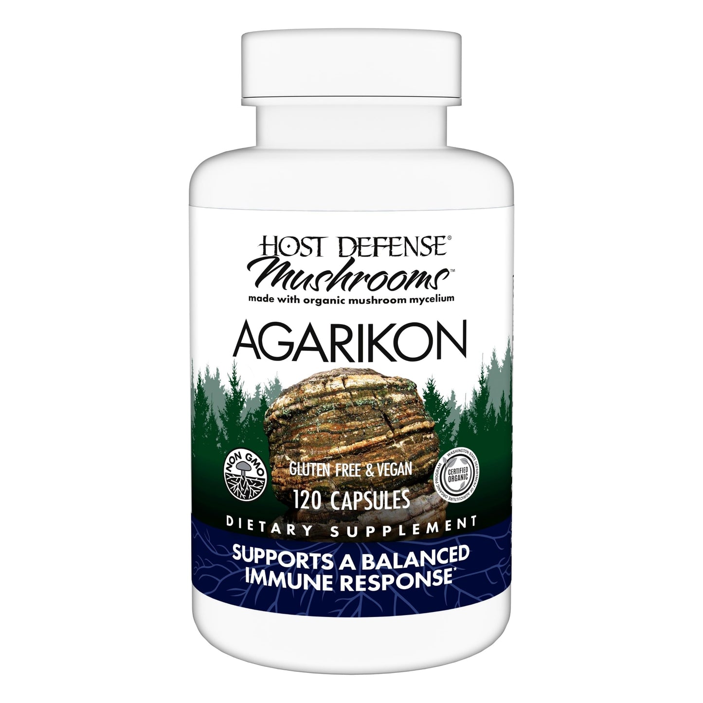 Host Defense Agarikon Capsules 120 Count