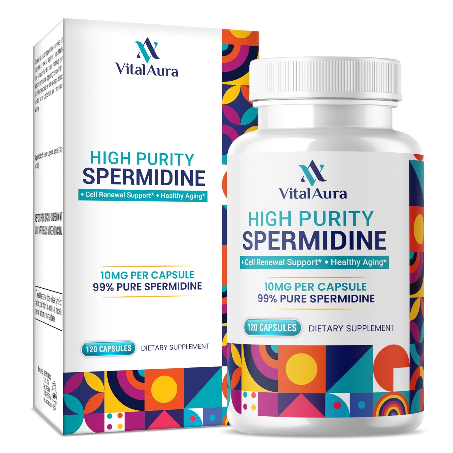 Vital Aura Spermidine Supplement Capsules 120 Count