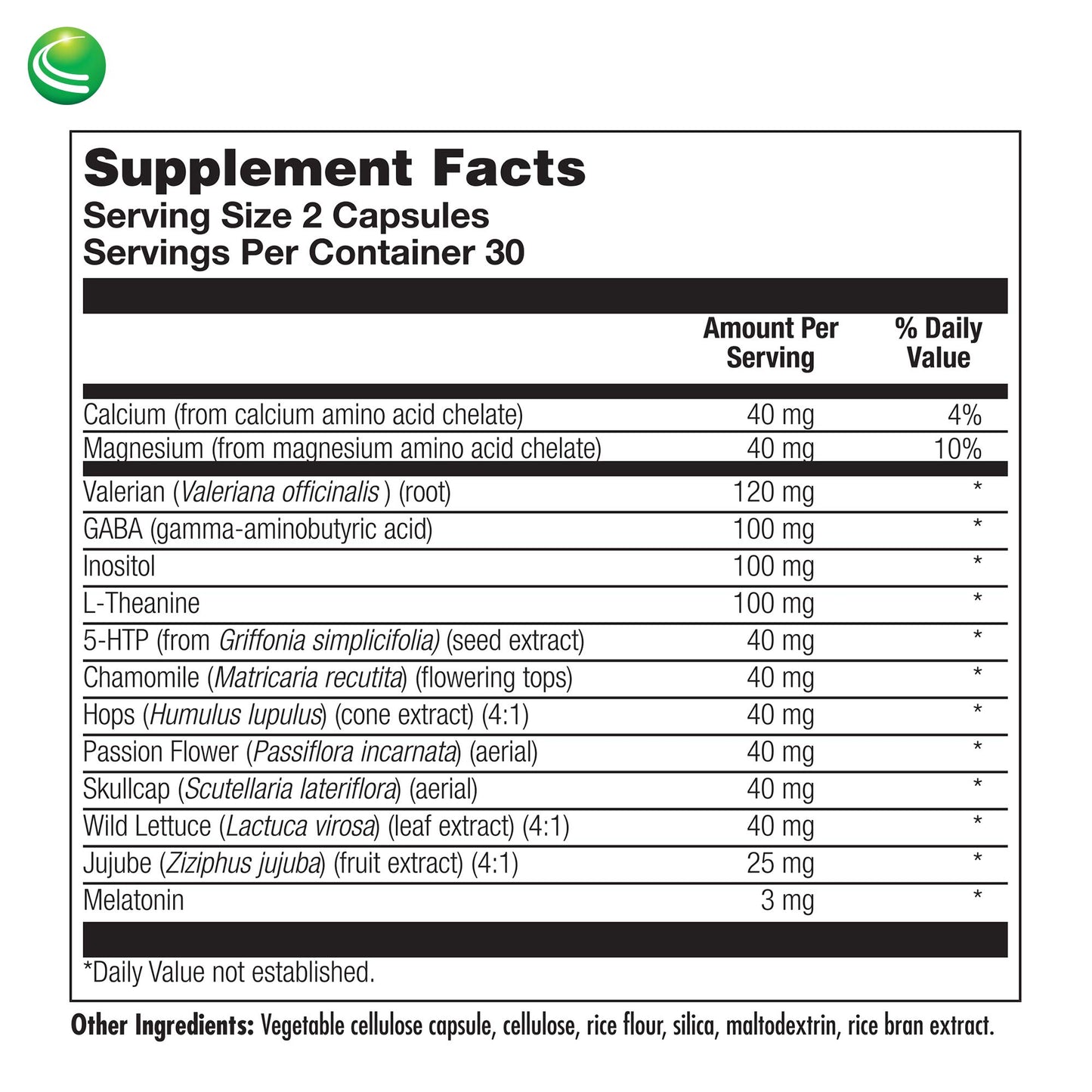 Nutra BioGenesis Sleep Factors Sleep Aid Capsules, 60 Count