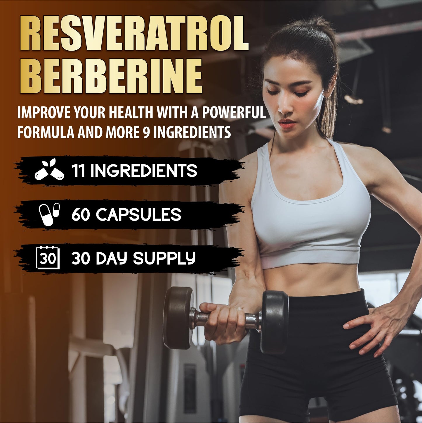 BMVINVOL Resveratrol Supplement Capsule, 60 Capsules