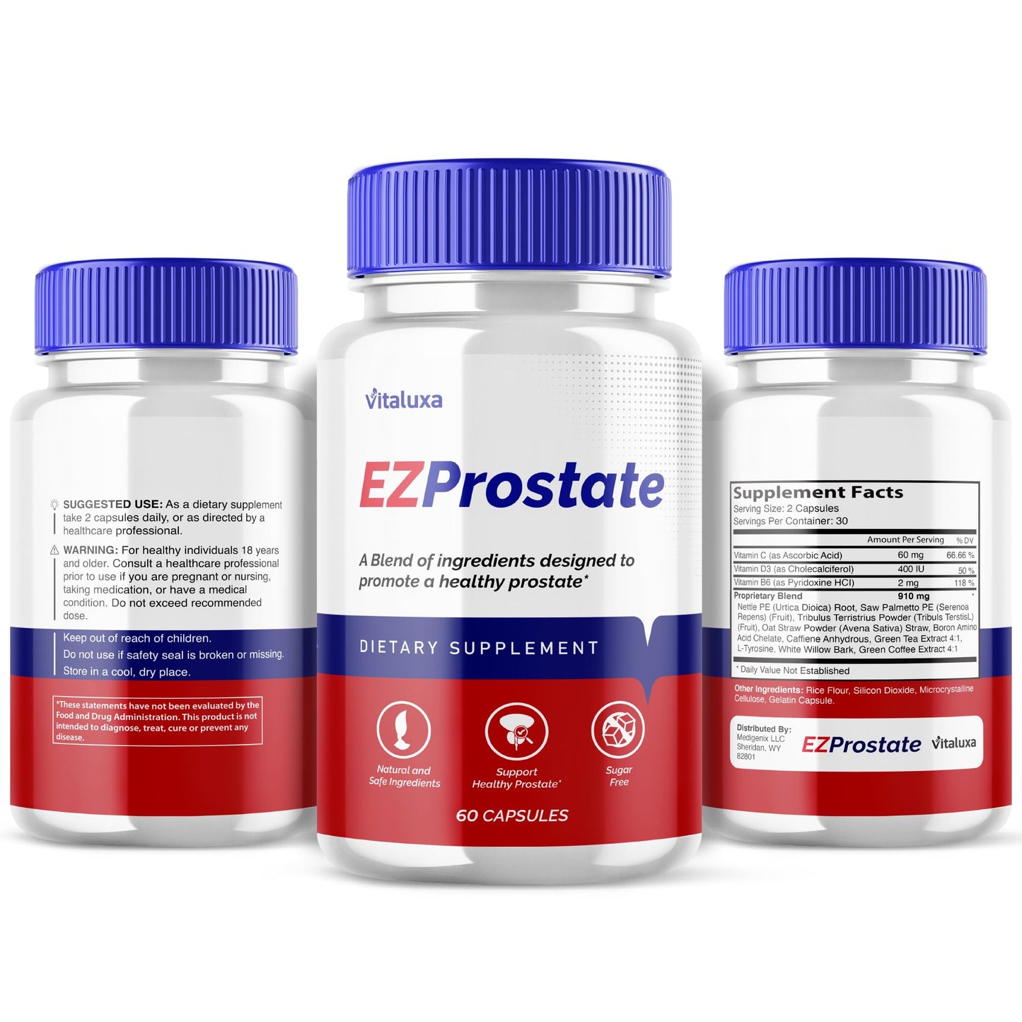 Vitaluxa EZ Prostate Capsules 180 Capsules