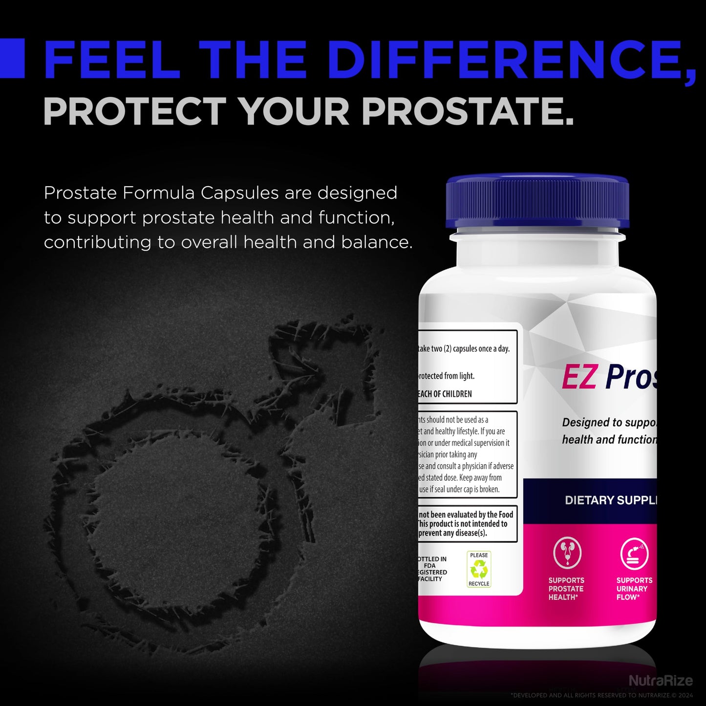 NutraRize EZ Prostate Capsules 300 Capsules
