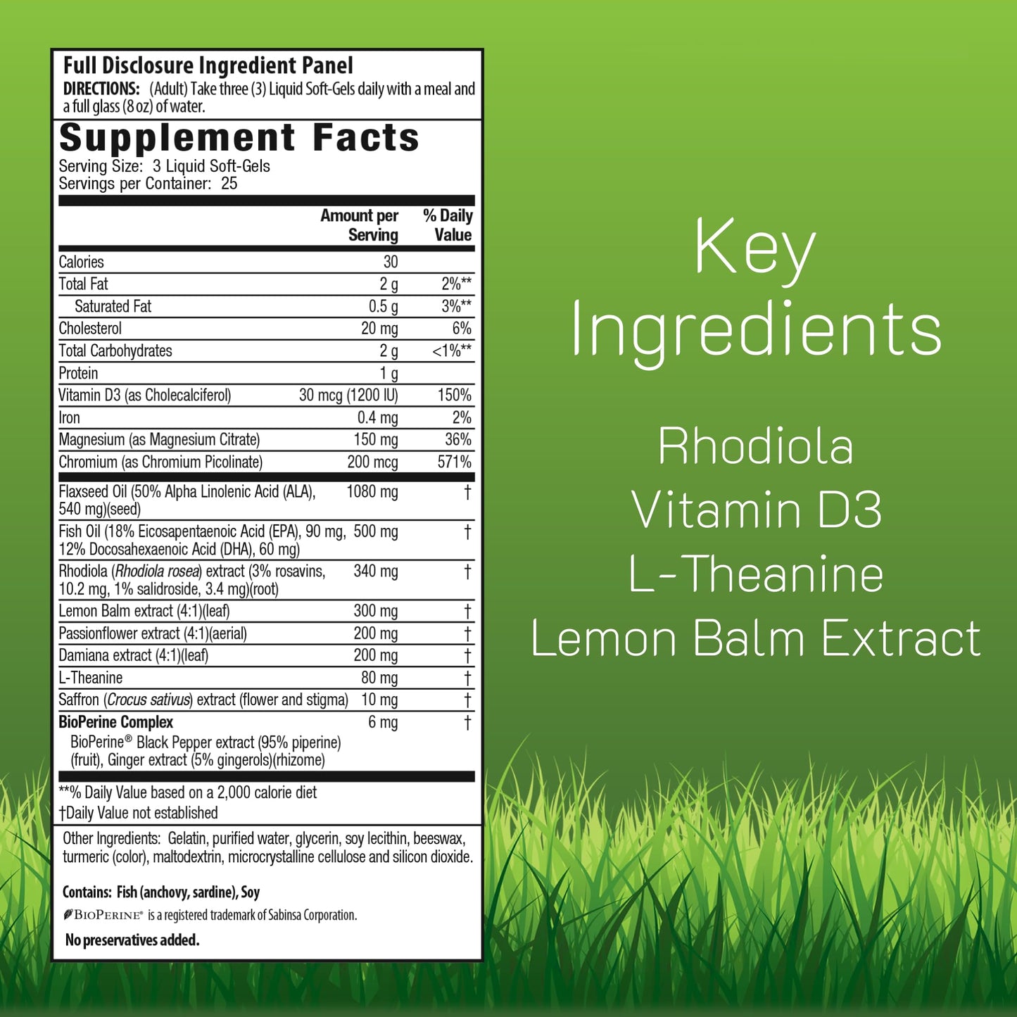 Irwin Naturals Sunny Mood 75 Liquid Soft-Gels 1 Count