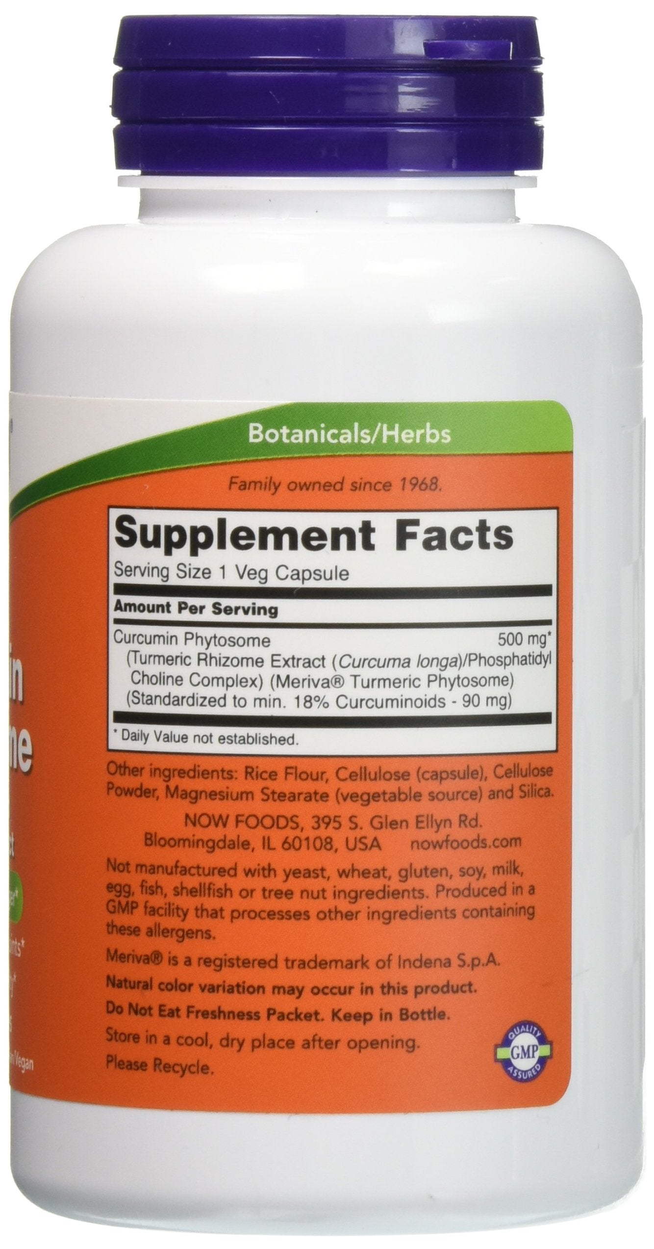 NOW Foods Curcumin Phytosome Capsules 180
