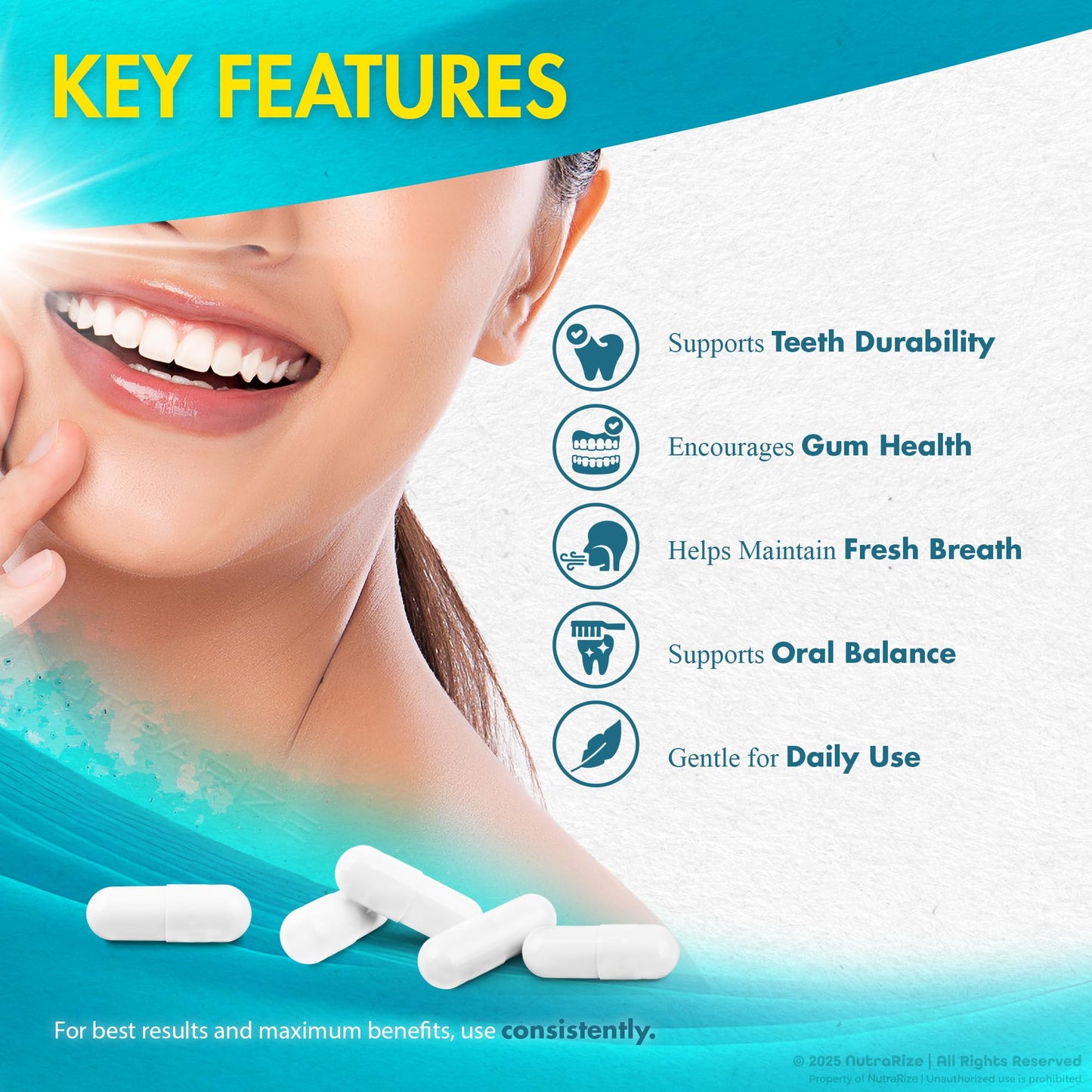 NutraRize Renew Dental Capsule 60 Count