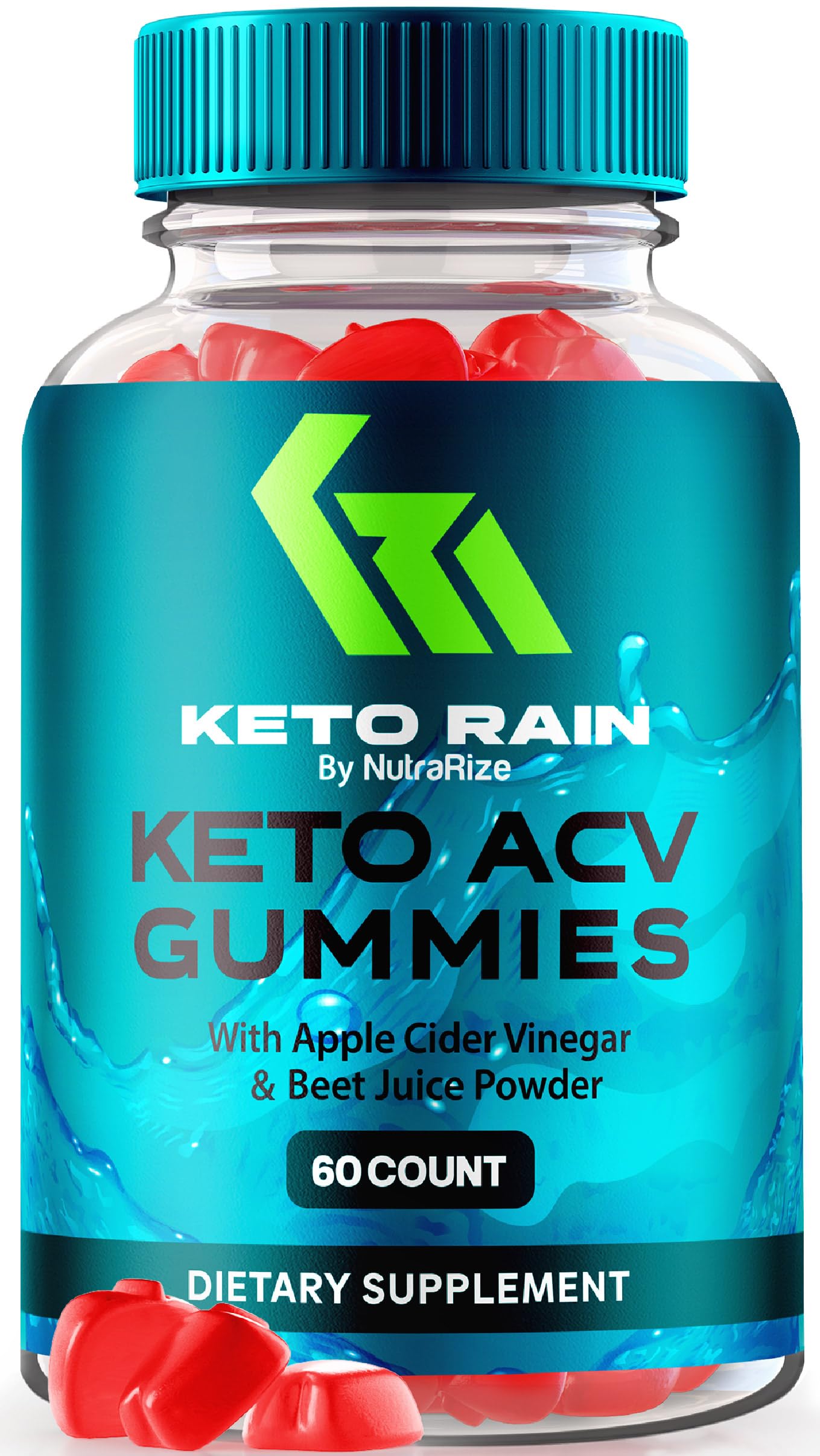 NutraRize Keto Rain ACV Gummies, 60 Count