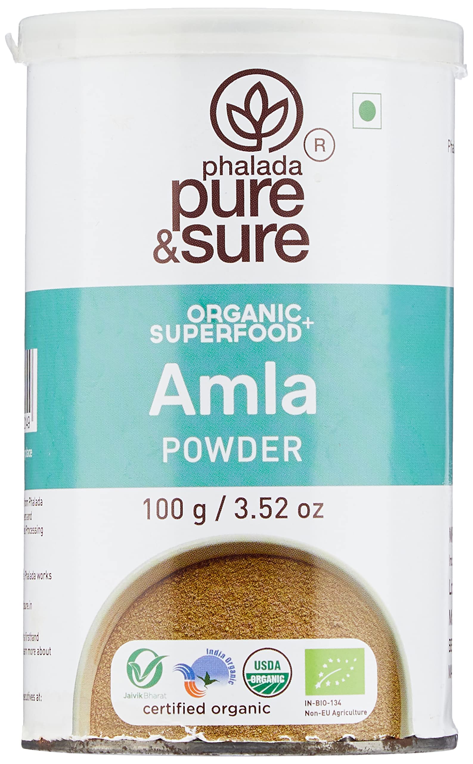 Pure & Sure Organic Amla Powder 3.5274 oz