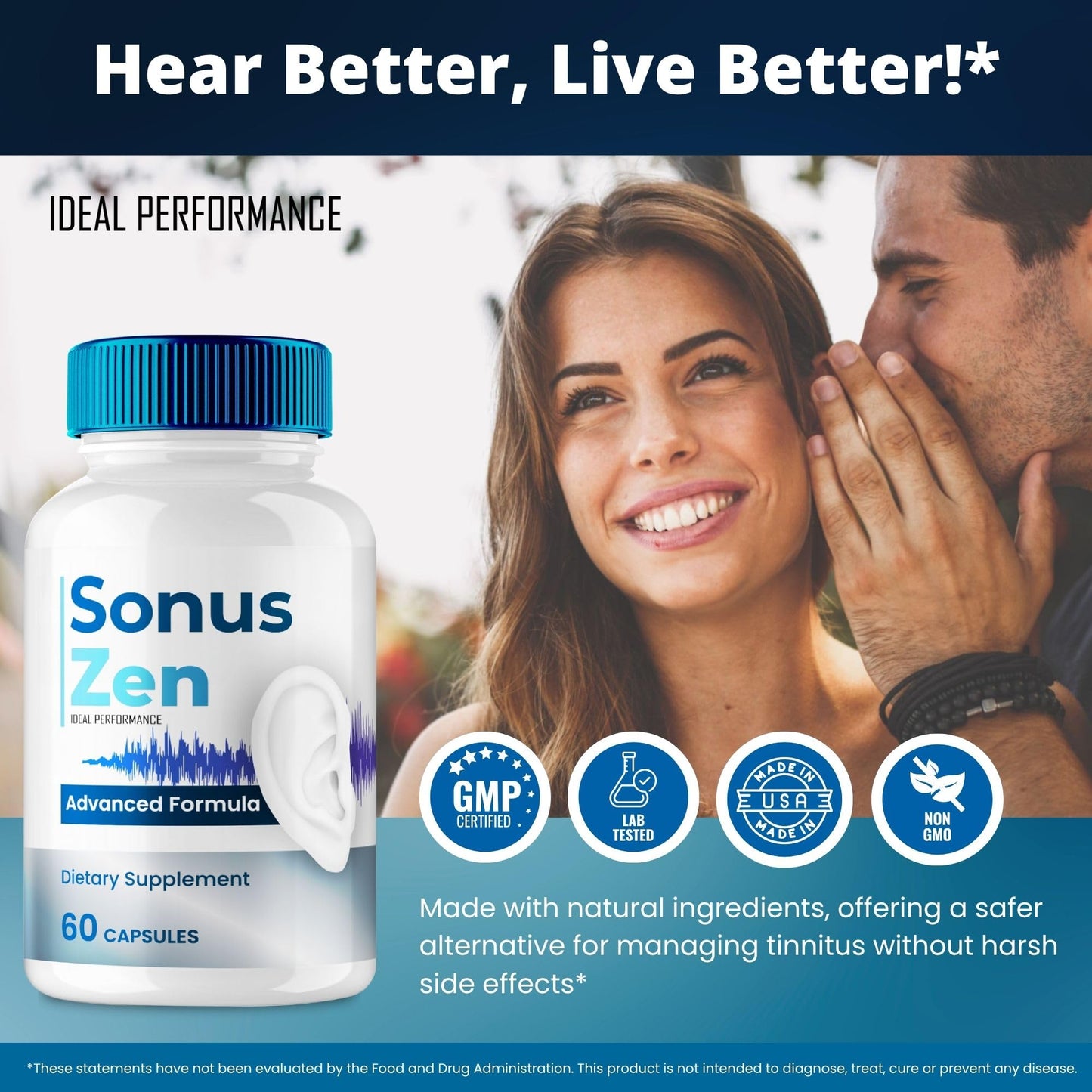 Ideal Performance SonusZen Capsules, 120 Capsules