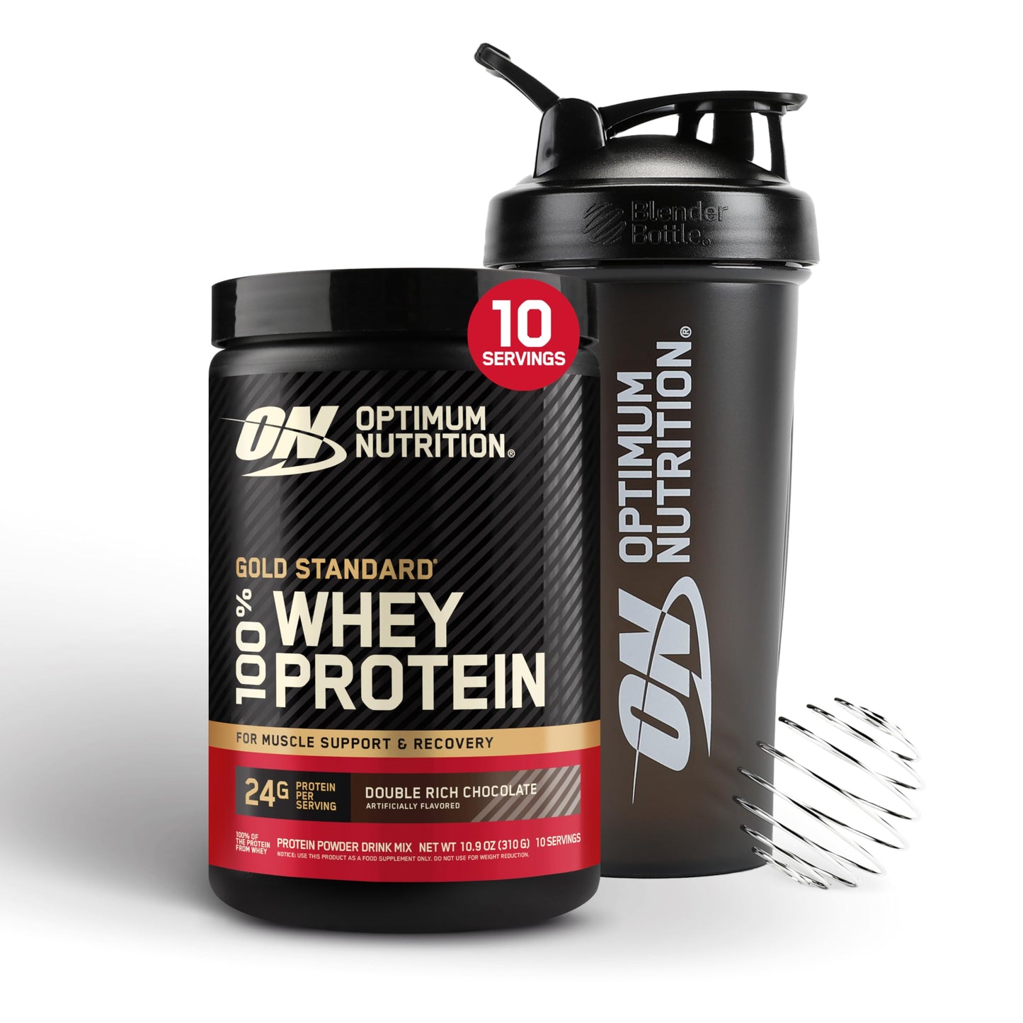 Optimum Nutrition Gold Standard 100% Whey Protein Powder, 192 Servings