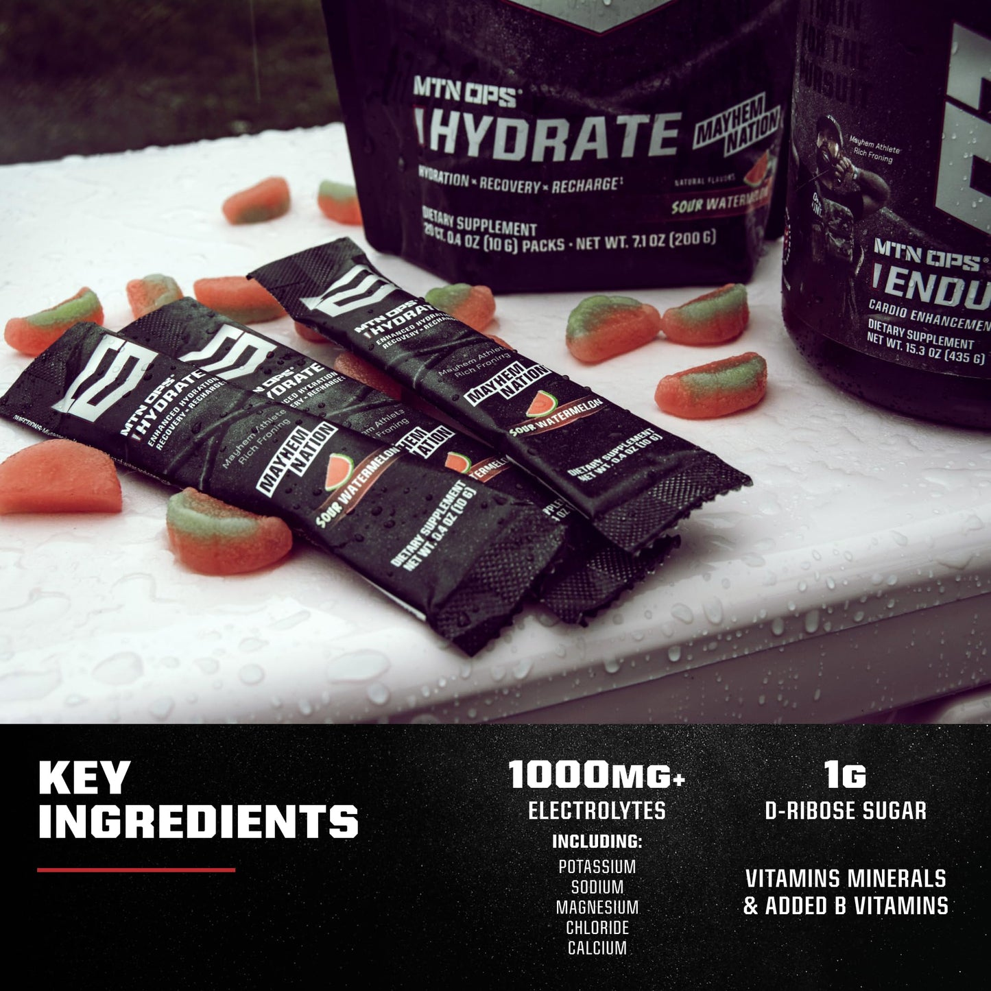 MTN OPS Hydrate Sugar Free Electrolyte Powder 5.6
