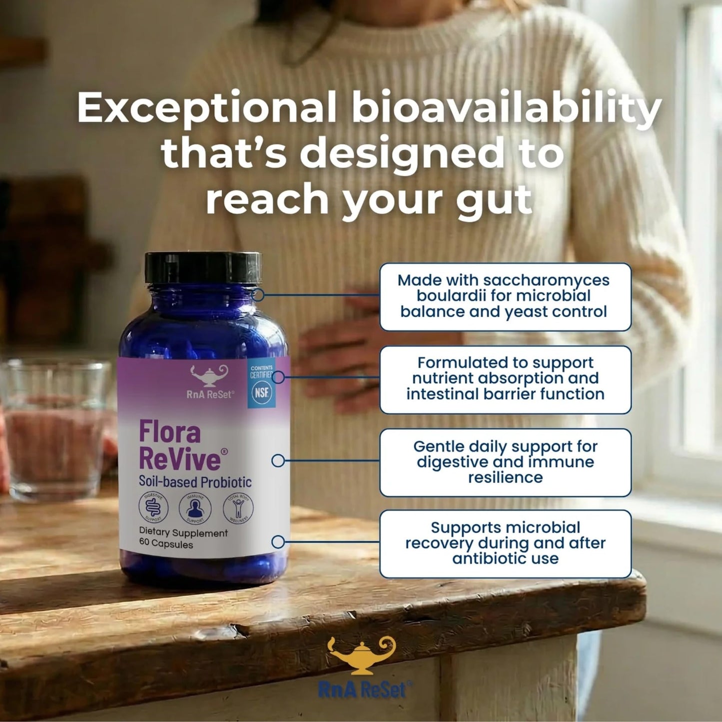 RnA ReSet Flora Revive 60 Capsules