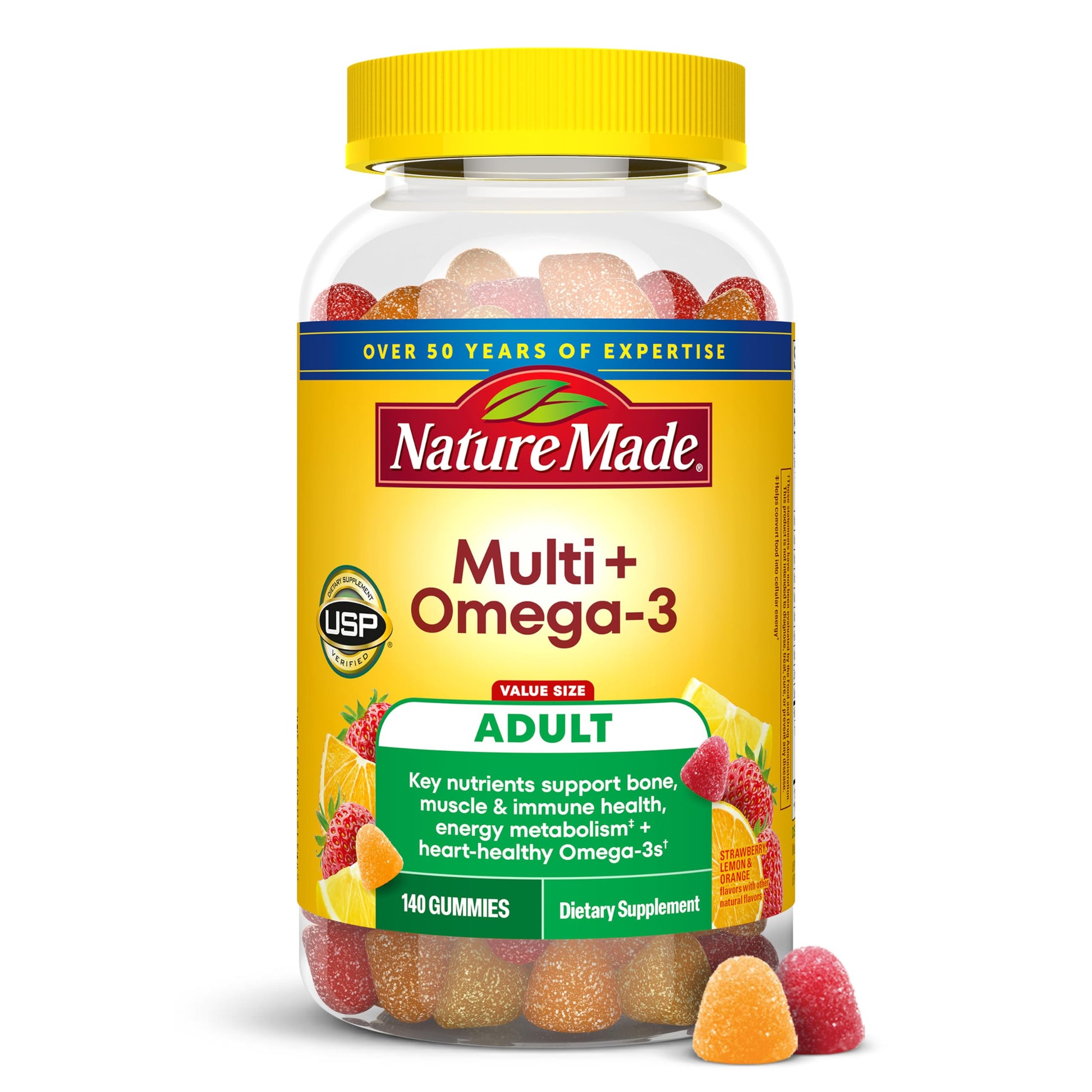 Nature Made Multivitamin + Omega-3 Gummy 140 Count