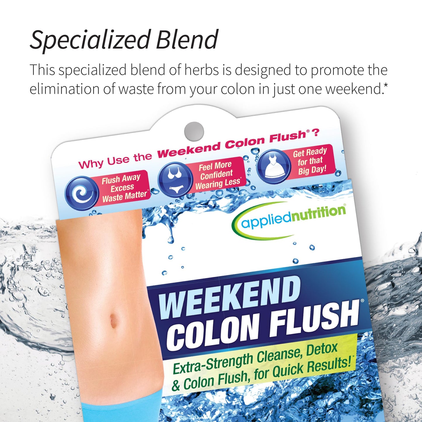 Applied Nutrition Weekend Colon Flush Tablet 32 Tablets