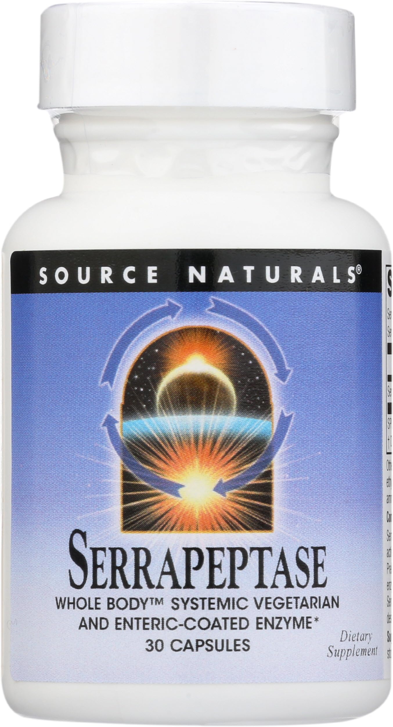 Source Naturals Serrapeptase Capsule, 30 Capsules