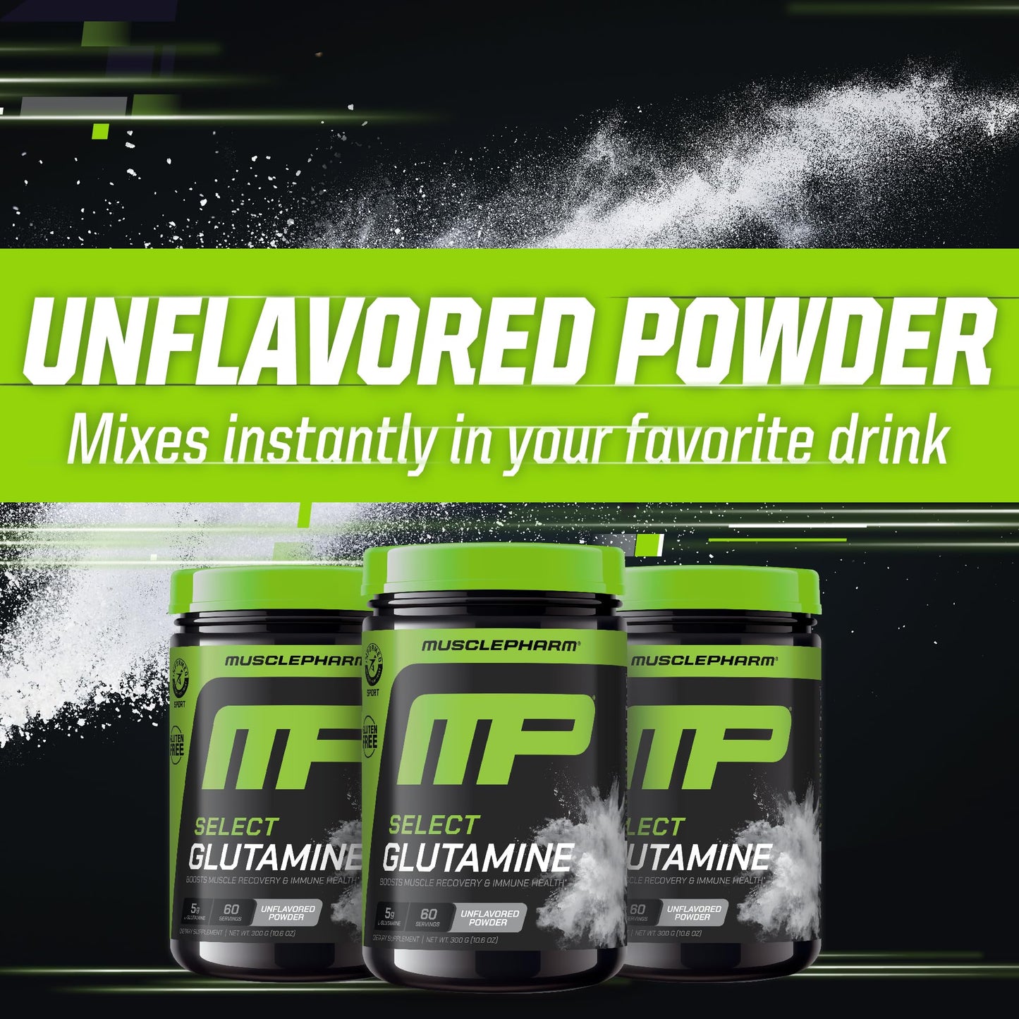 Muscle Pharm L-Glutamine Powder 10.5 Ounce