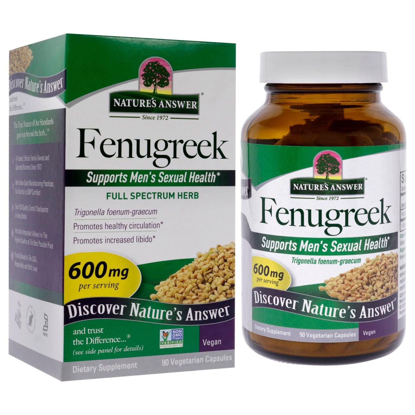 Nature's Answer Fenugreek Seed Capsule 90 Capsules