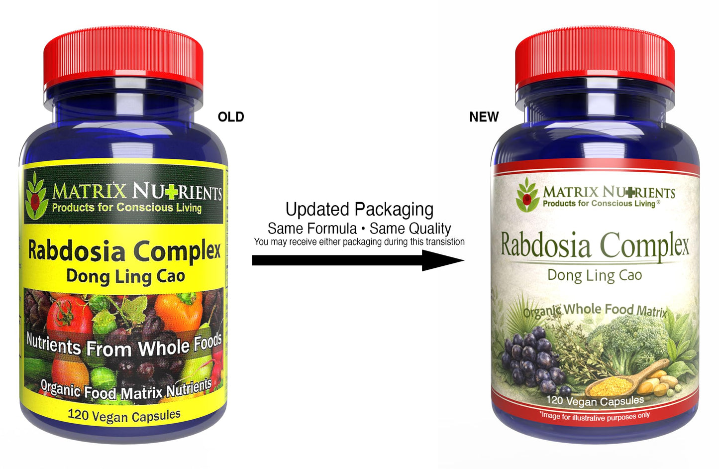 Matrix Nutrients Rabdosia Complex Capsules 120ct