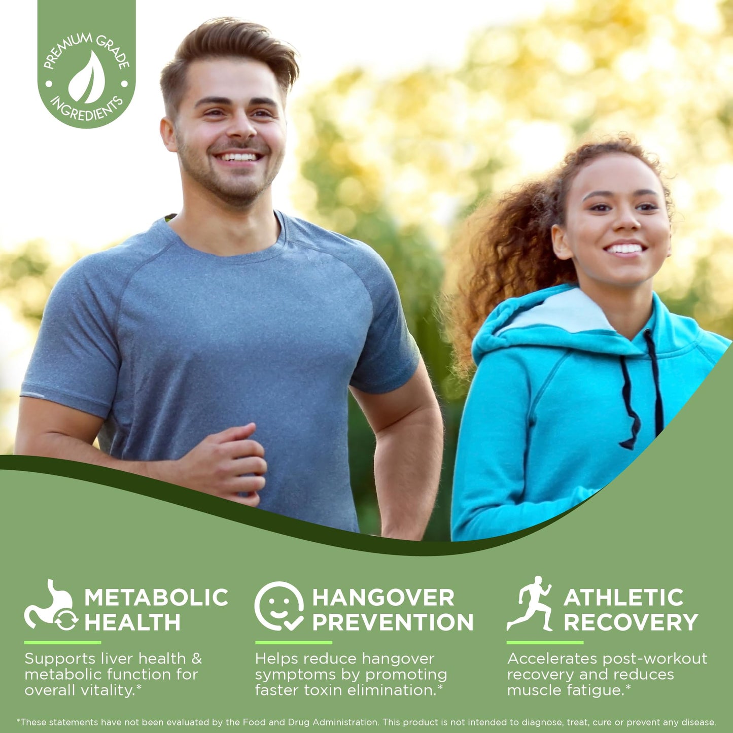 Restorio Metabolic Health Support - Liver & Inflammation Support - Hangover Prevention - Exercise Recovery, 120 Capsules