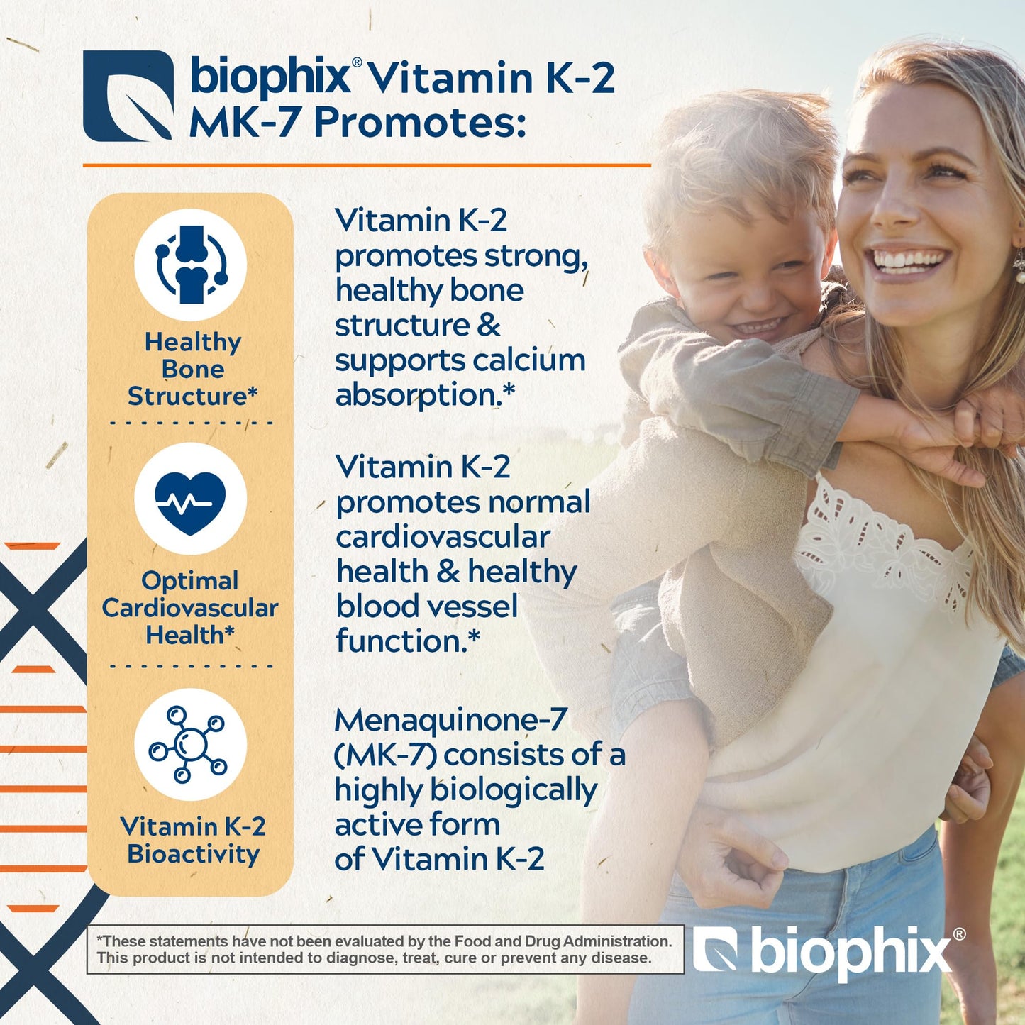 biophix Vitamin K2 MK-7 300mcg, 60 Capsules