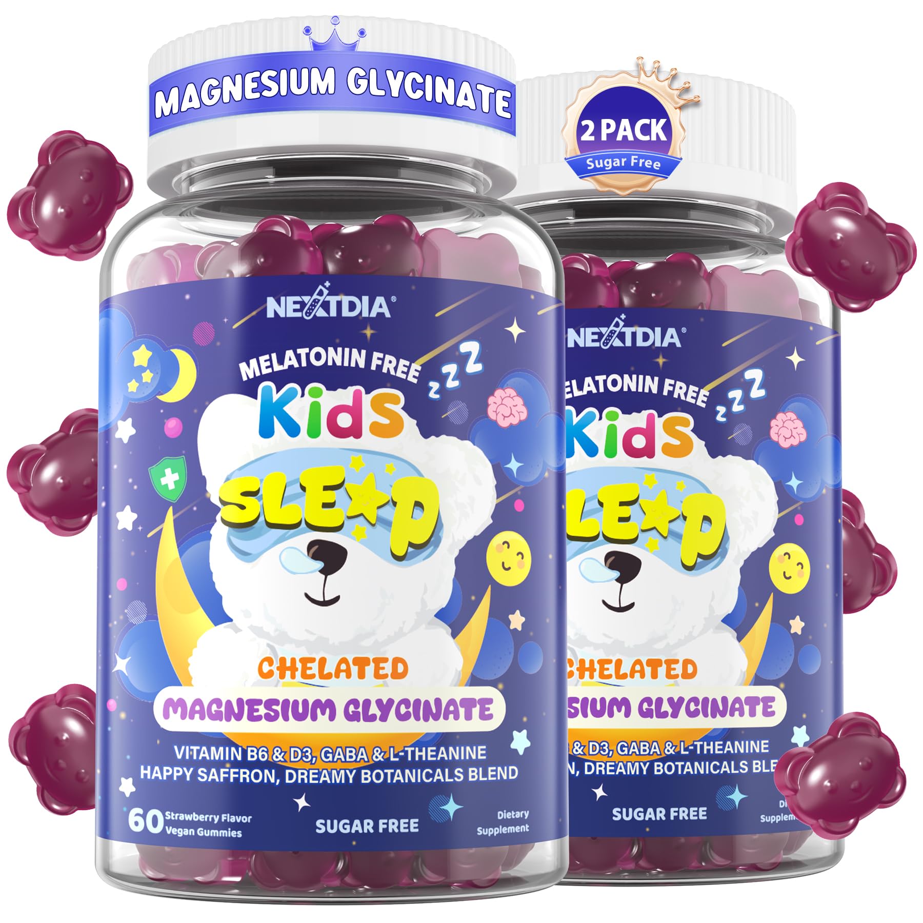Nextdia Kids Sleep Gummies Gummy, 120 Count