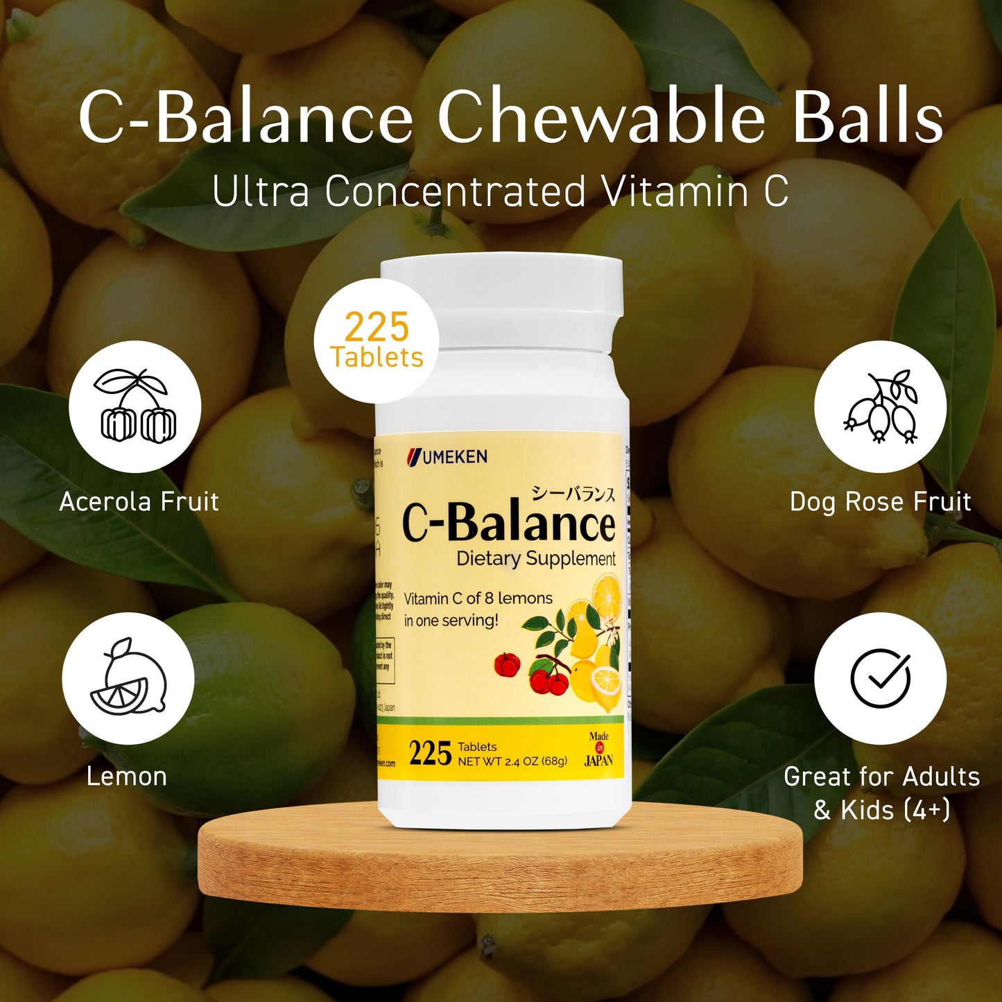 Umeken C-Balance Vitamin C Chewables Gummy 2.3986
