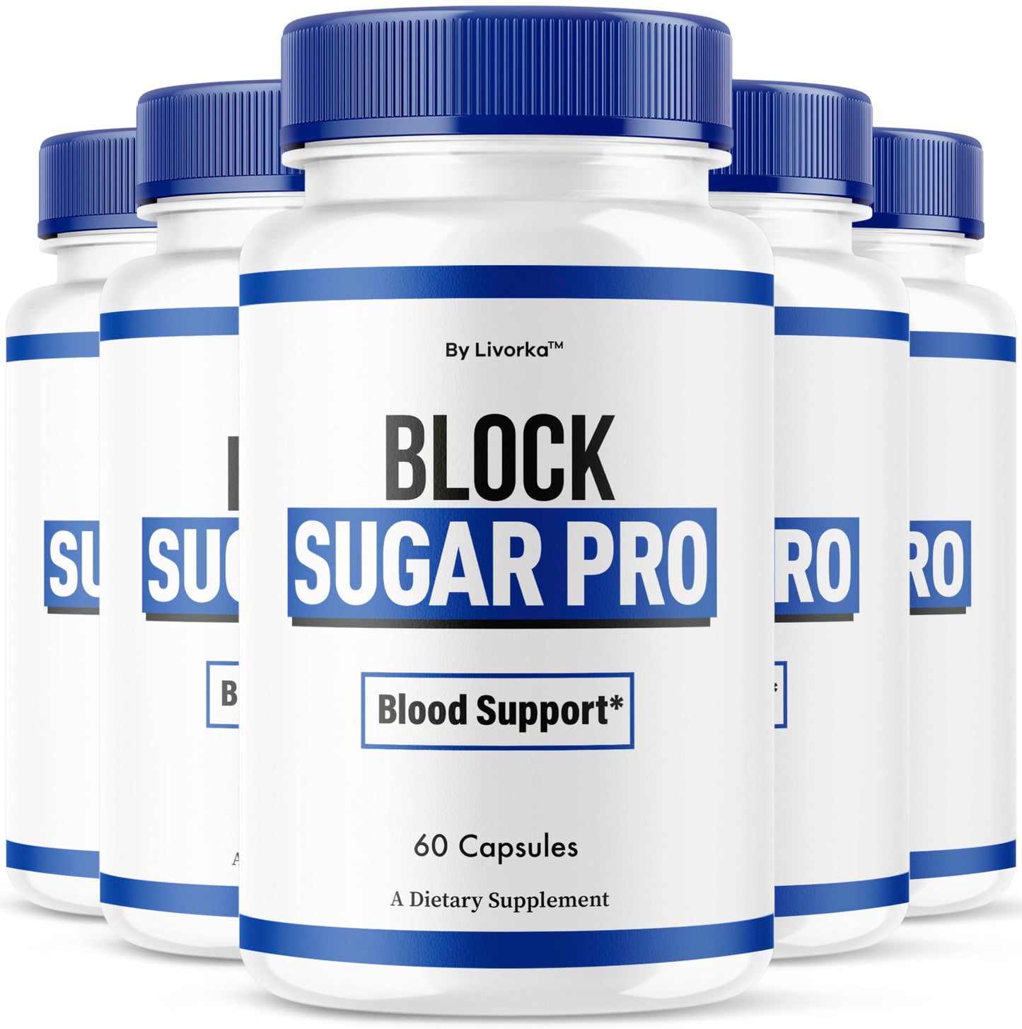 LIVORKA Block Sugar Pro Capsules, 300 Capsules