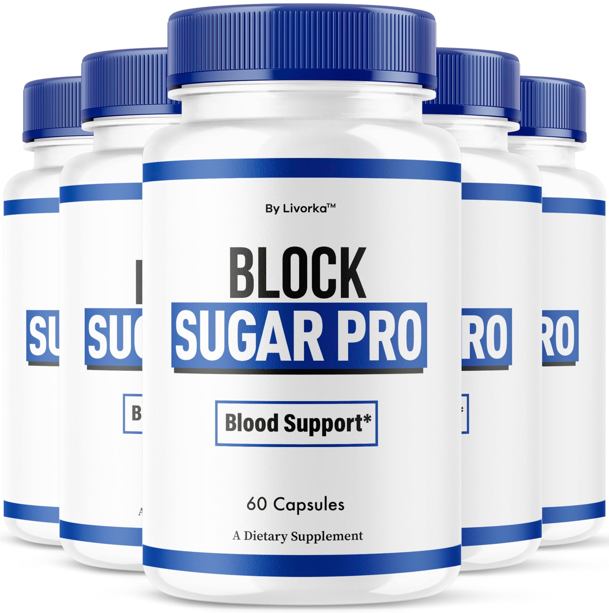 LIVORKA Block Sugar Pro Capsules, 300 Capsules