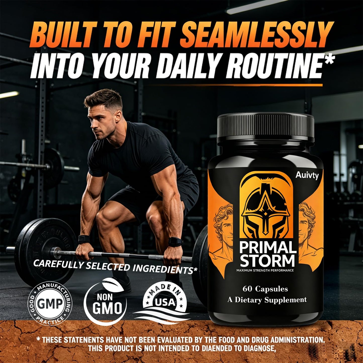AMZEYE Primal Storm for Men 60 Capsules