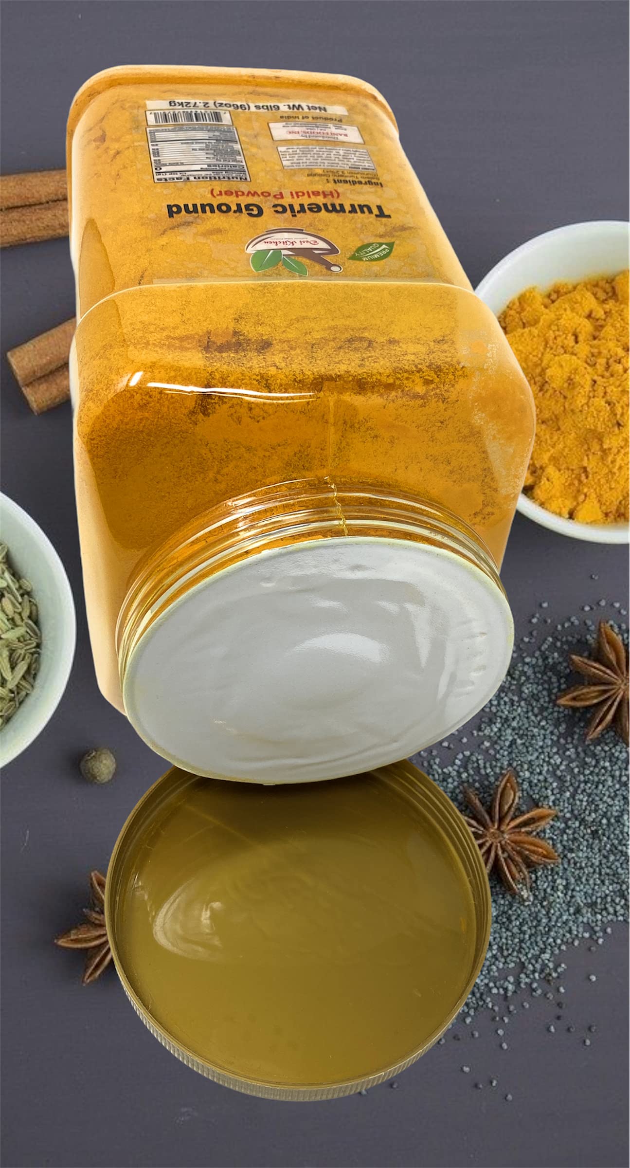 DESI KITCHEN AUTHENTIC INDIAN PRODUCTS Turmeric Ground (Haldi Powder) Powder 96