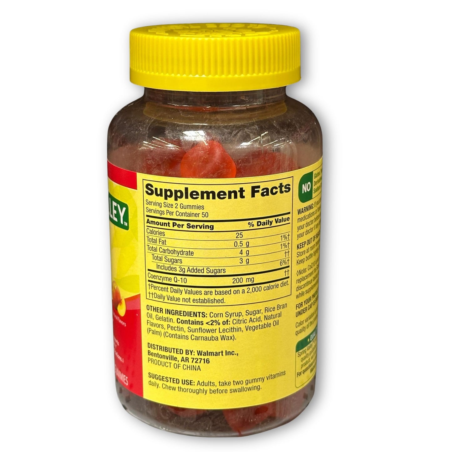 Fusion Shop Store CoQ10 200mg Gummies 100 Count