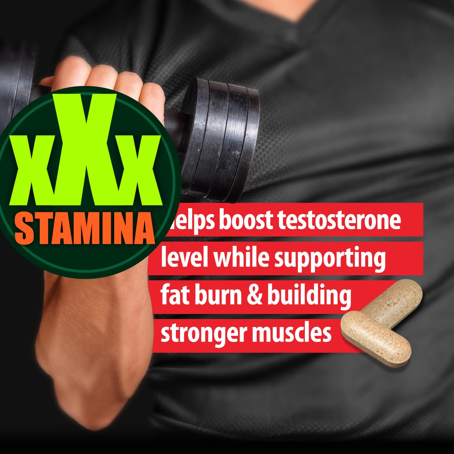 THELABSMENCO Natural Testosterone Booster for Men Capsule, 60 Count