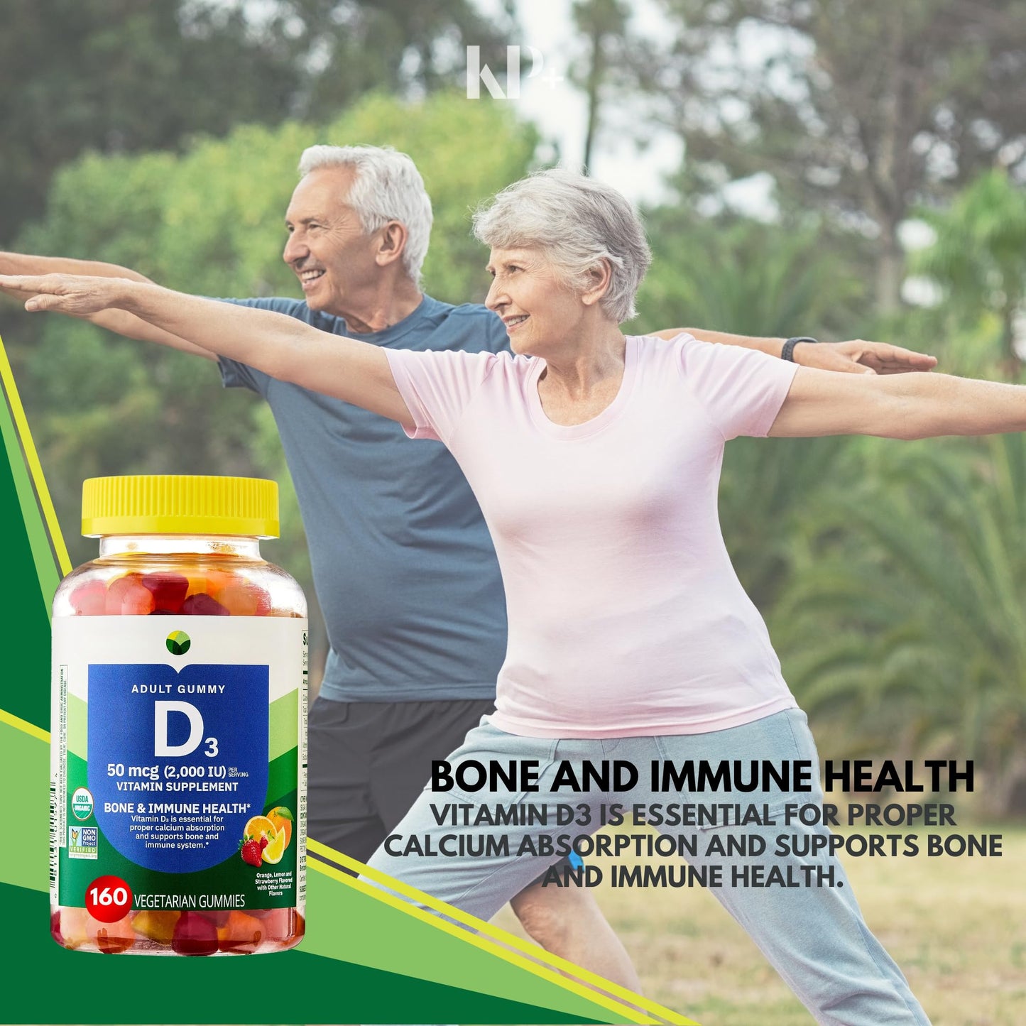 KP+ Vitamin D3 Tablet 160 Count