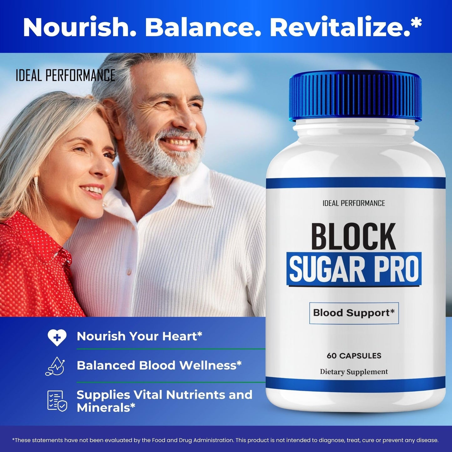 Ideal Performance Block Sugar Pro Capsules 60 Count
