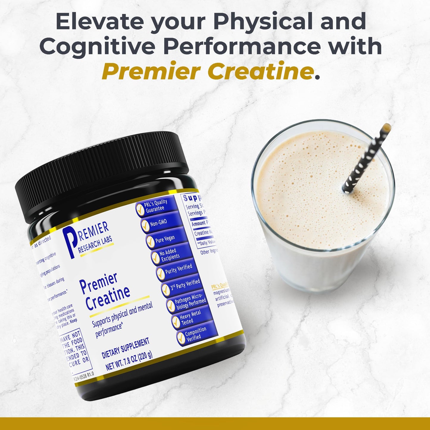 Premier Research Labs Premier Creatine Monohydrate Powder, 7.8 oz