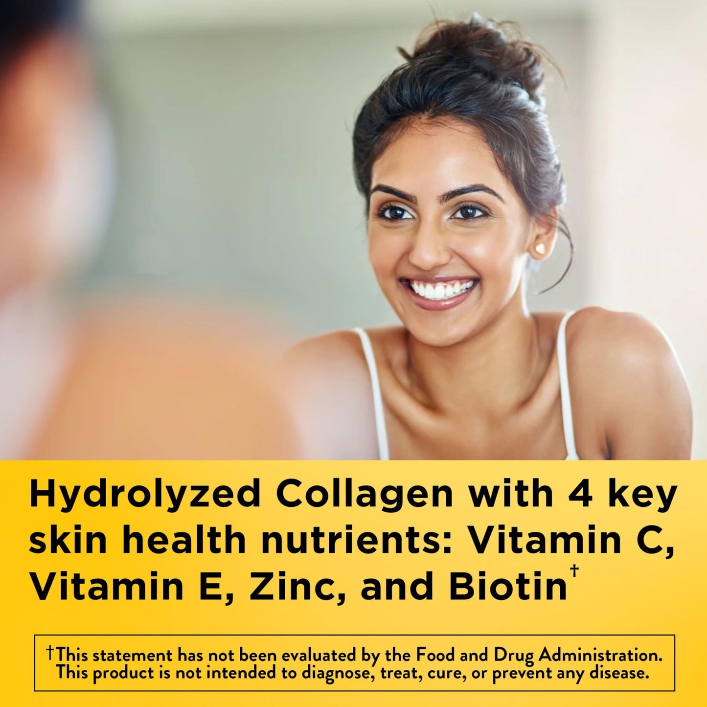 Nature Made Collagen Gummies with Vitamin C, Zinc, Biotin, Hydrolyzed Collagen Peptides, 60 Gummies