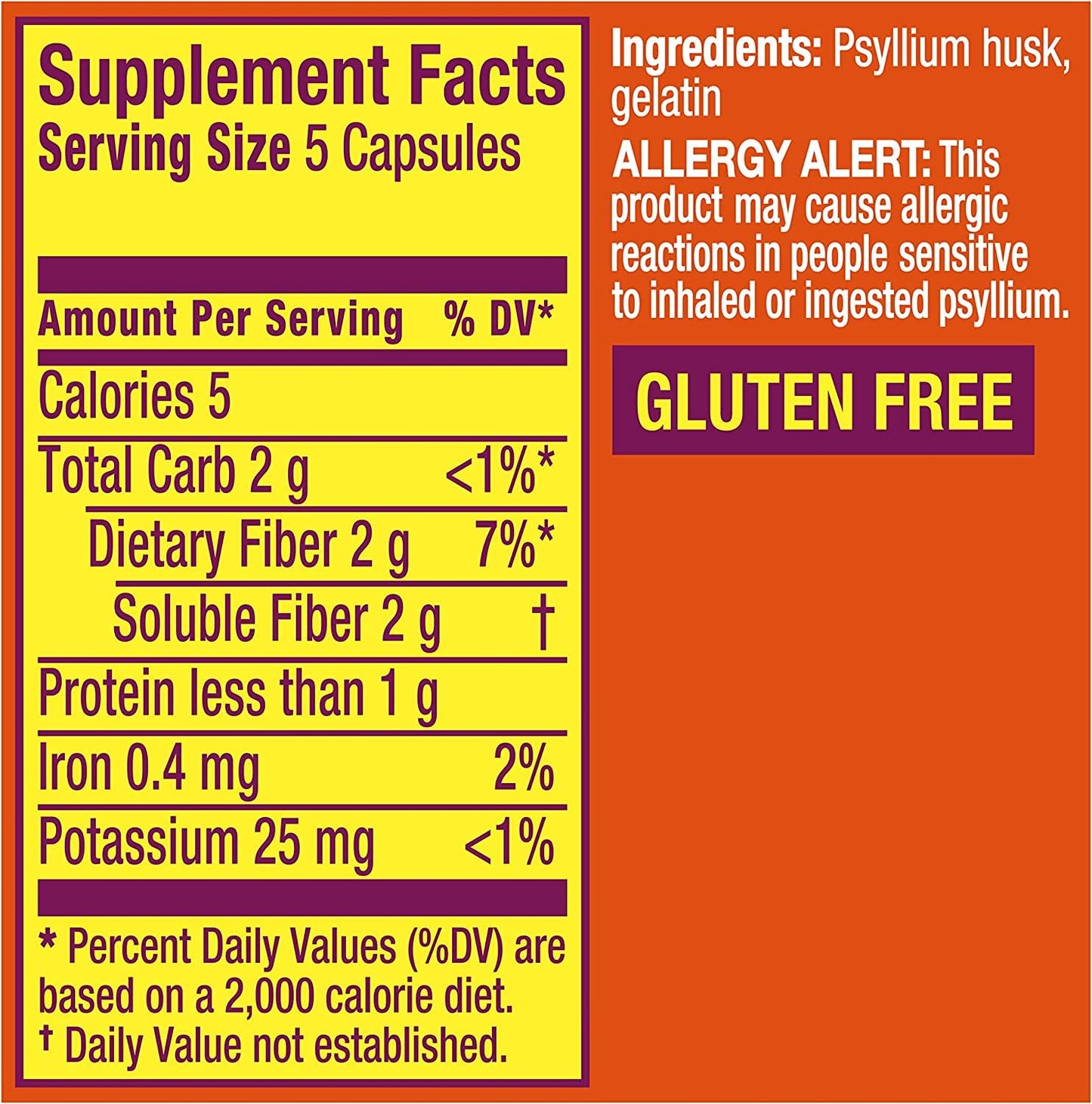 Metamucil Meta Mucil 3-in-1 MultiHealth Fiber Supplement, 600 Capsules